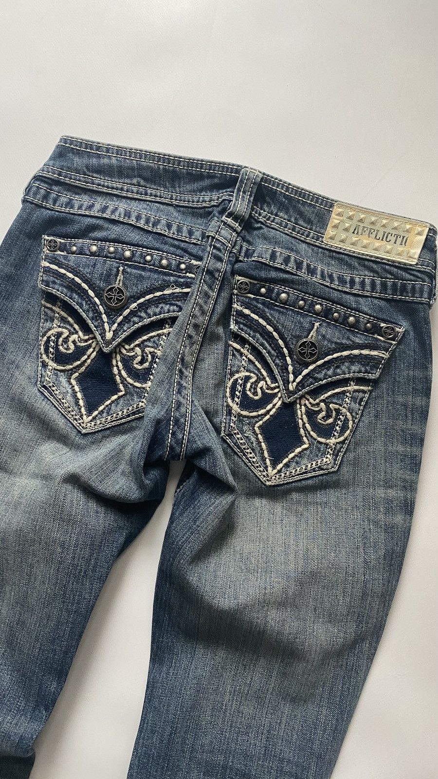 Affliction Vintage affliction jeans Y2k 00s 25x25 Jade True religion Size 25" / US 0 / IT 36 - 5 Thumbnail