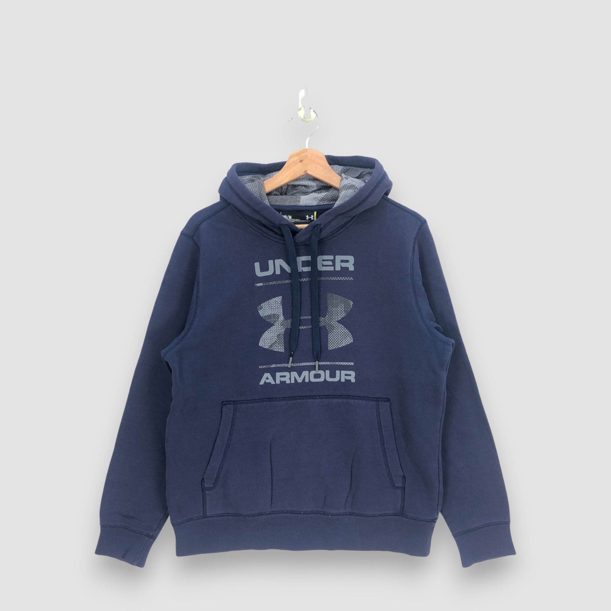 Sports Specialties Vintage 90s Under Armour Sweater Hooded Sweatshirt Jumper Size US M / EU 48-50 / 2 - 1 Thumbnail