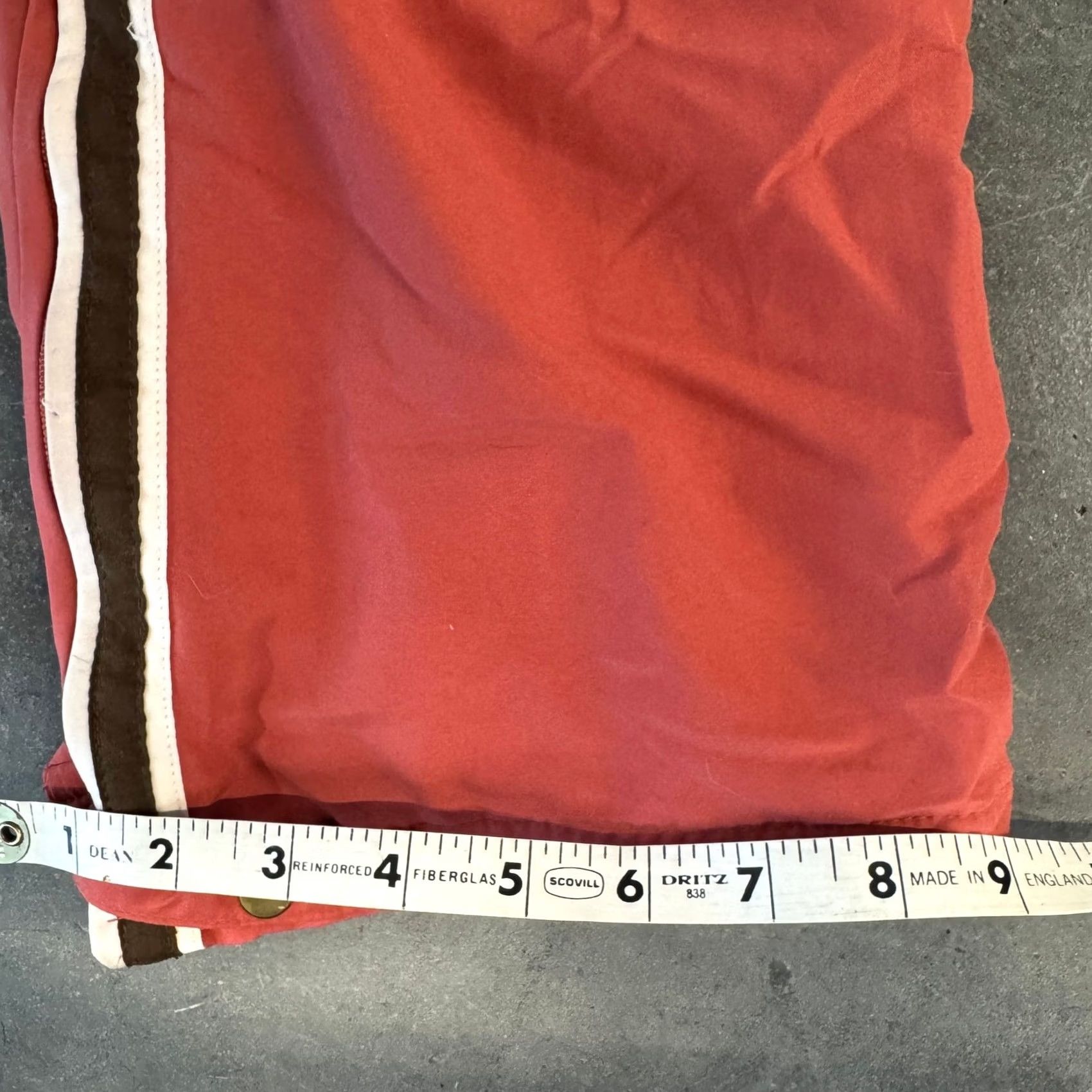 Vintage VINTAGE Y2K Lei Athletic Dept Orange Lined Zip Flare Baggy Track Sweatpants M Womens Size 32" / US 10 / IT 46 - 8 Thumbnail