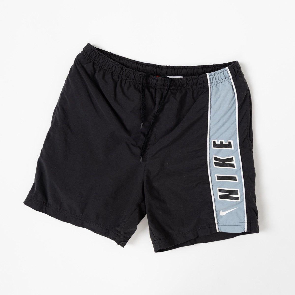 Nike Nike Vintage 90s Men Black Swim Shorts Big Logo Nylon Summer Size US 32 / EU 48 - 1 Thumbnail