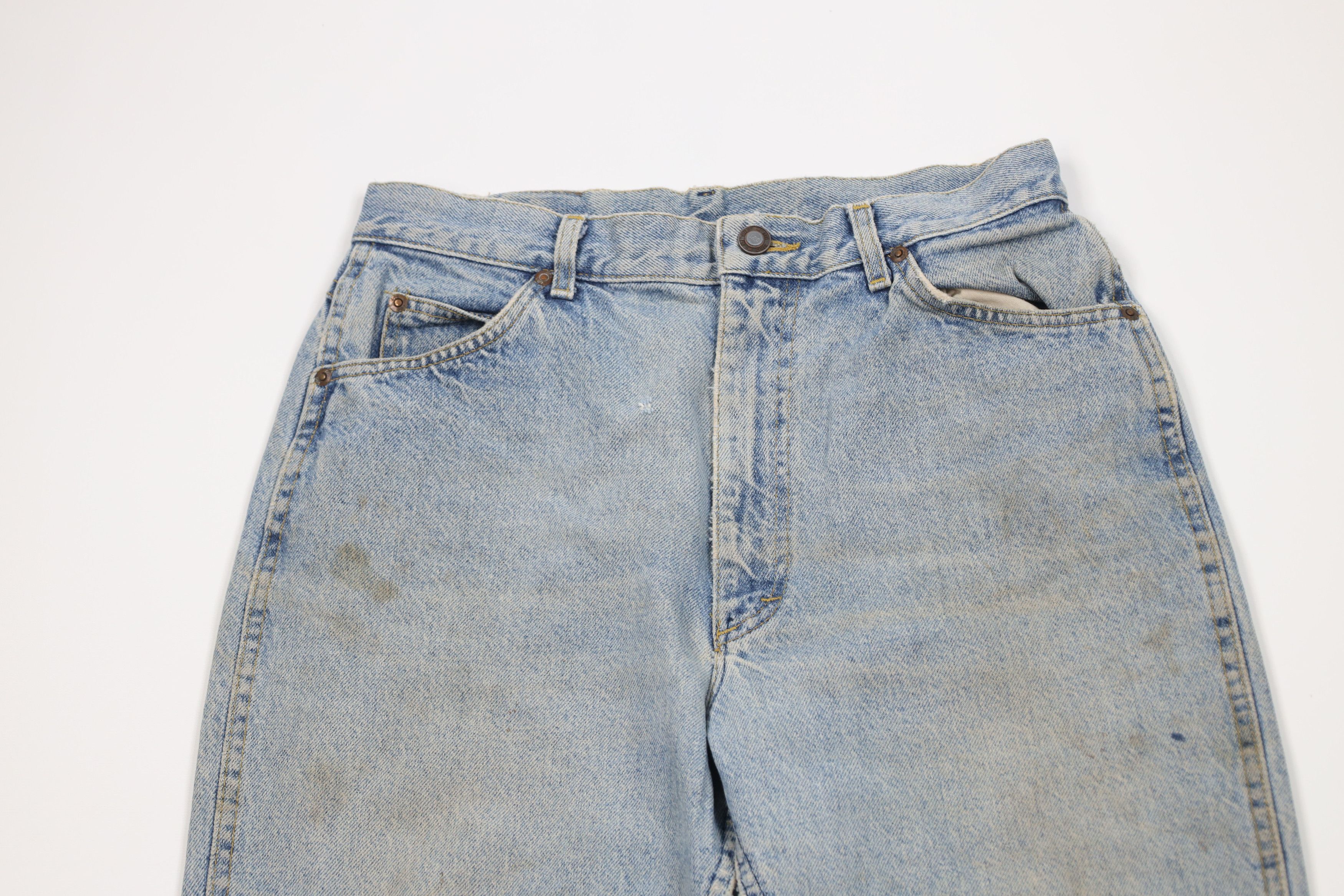 Lee Vintage 90s Lee Relaxed Fit Tapered Leg Denim Jeans USA Blue Size 36" / US 14 / IT 50 - 2 Thumbnail