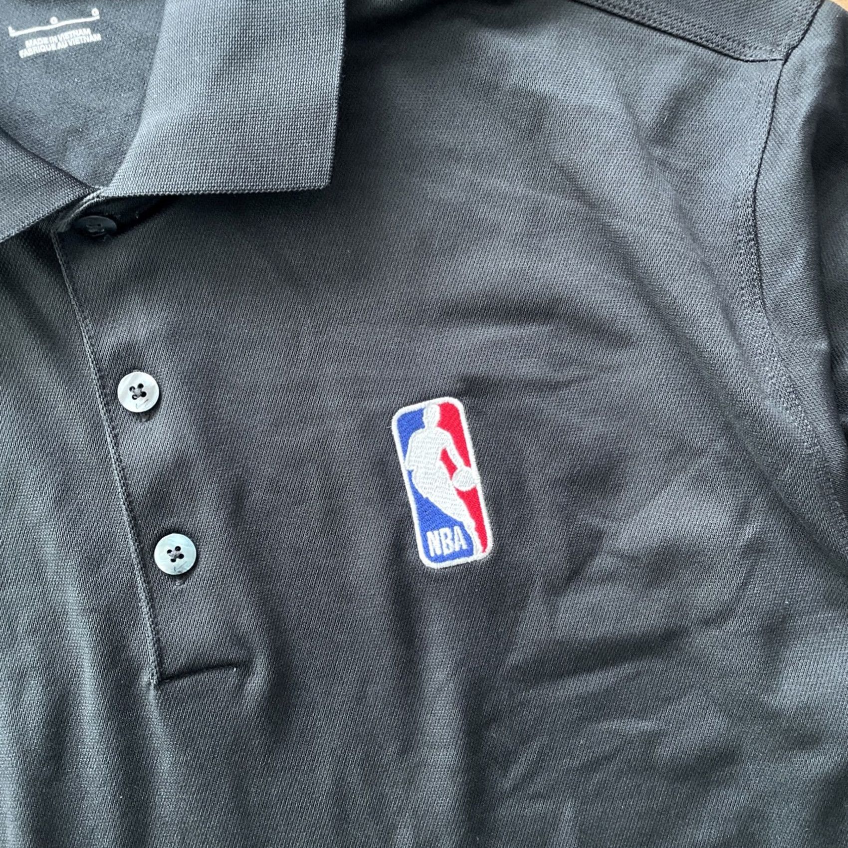 Nike Nike Mens Large Black NBA Replay Center Long Sleeve Pullover Henley Shirt Polo Size US L / EU 52-54 / 3 - 5 Thumbnail