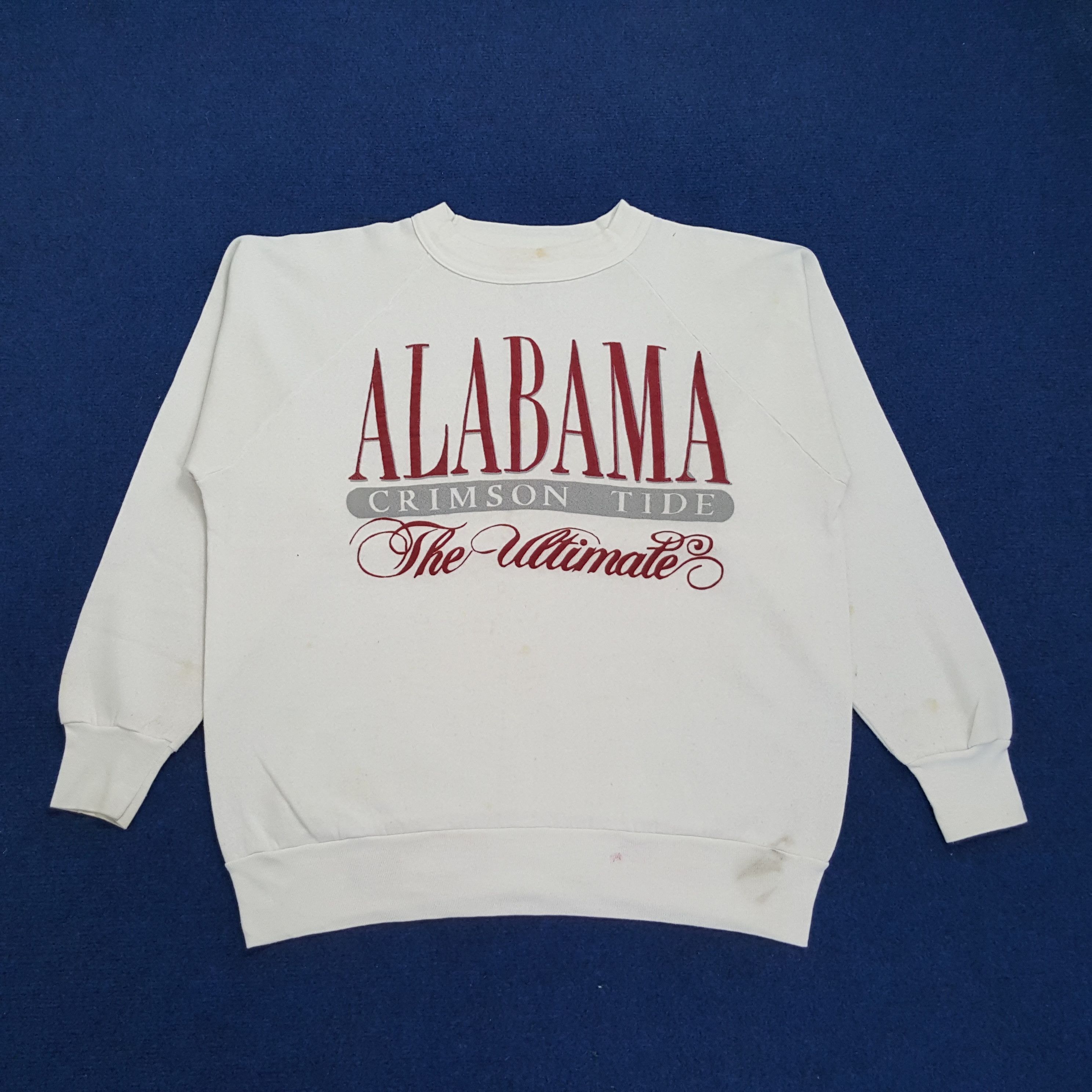 Vintage Vintage ALABAMA Crimson Tide Ultimate NFL Team Sweatshirt Size US L / EU 52-54 / 3 - 1 Thumbnail