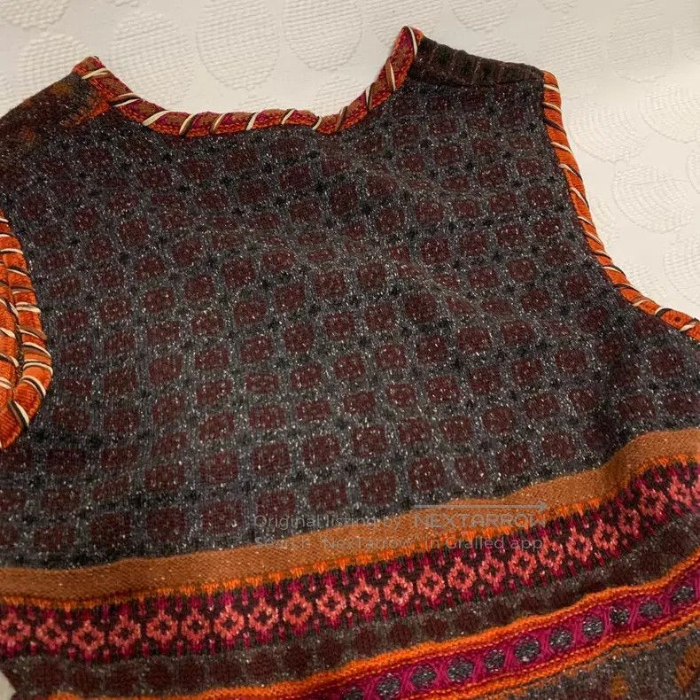 Vivienne Westwood Vivienne Westwood Ethnic patchwork detail vest top Size L / US 10 / IT 46 - 7 Thumbnail