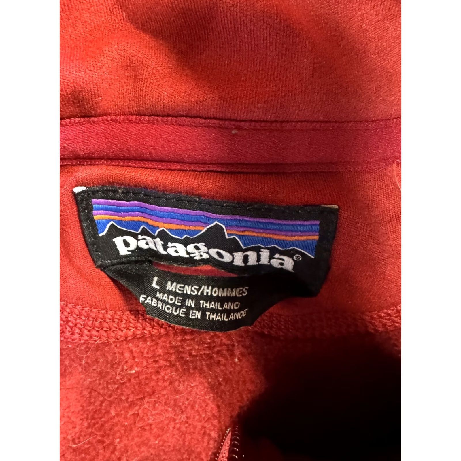 Patagonia VINTAGE Patagonia Better Sweater 1/4 Zip Fleece Pullover Jacket Men’s Large Red Size US L / EU 52-54 / 3 - 4 Thumbnail