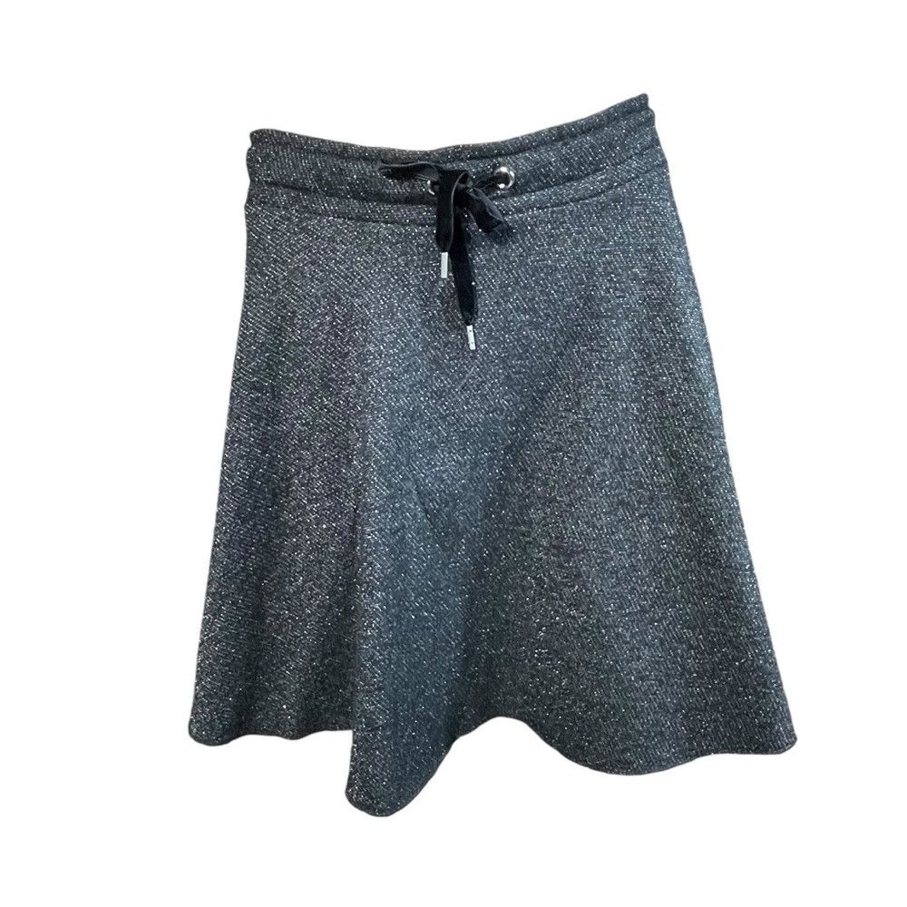 Other Sinsay Jersey A-Line Drawstring Dark Grey With Sparkles Ski Size 30" / US 8 / IT 44 - 2 Thumbnail