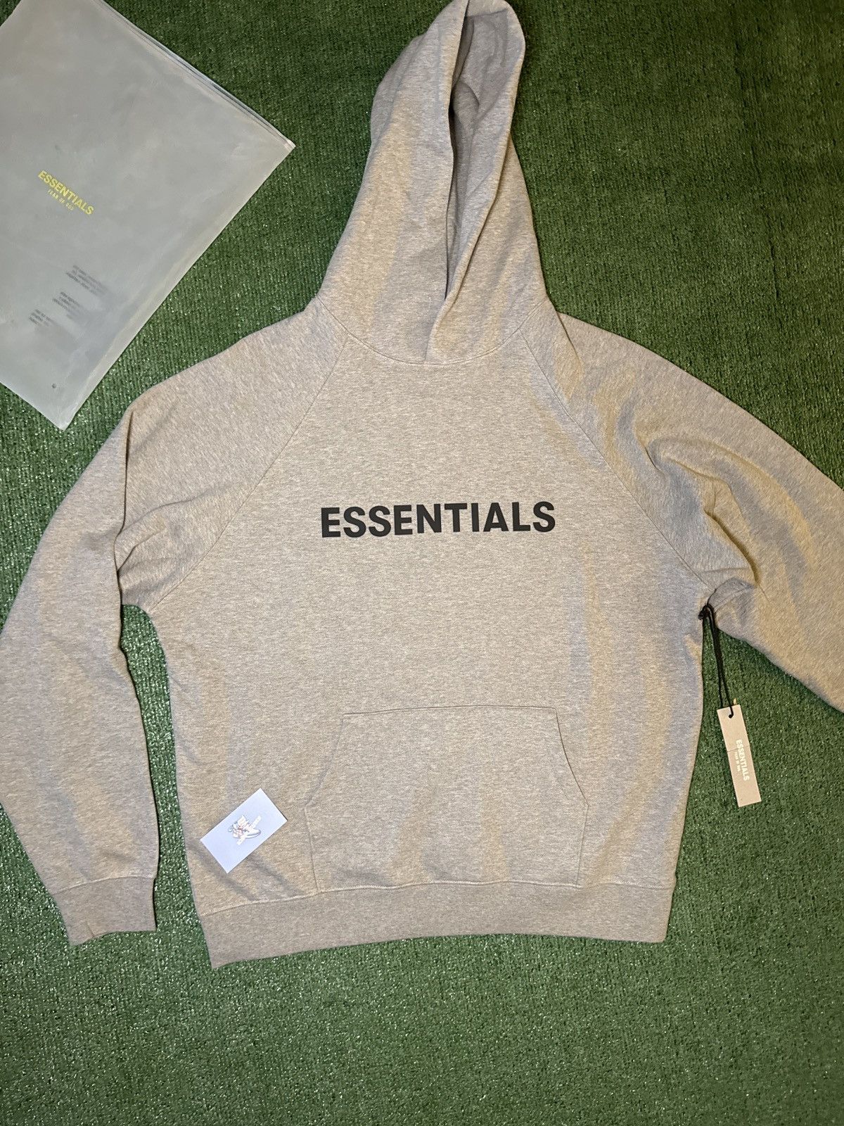 image of Fear Of God Essentials Hoodie in Grey, Men's (Size XL)