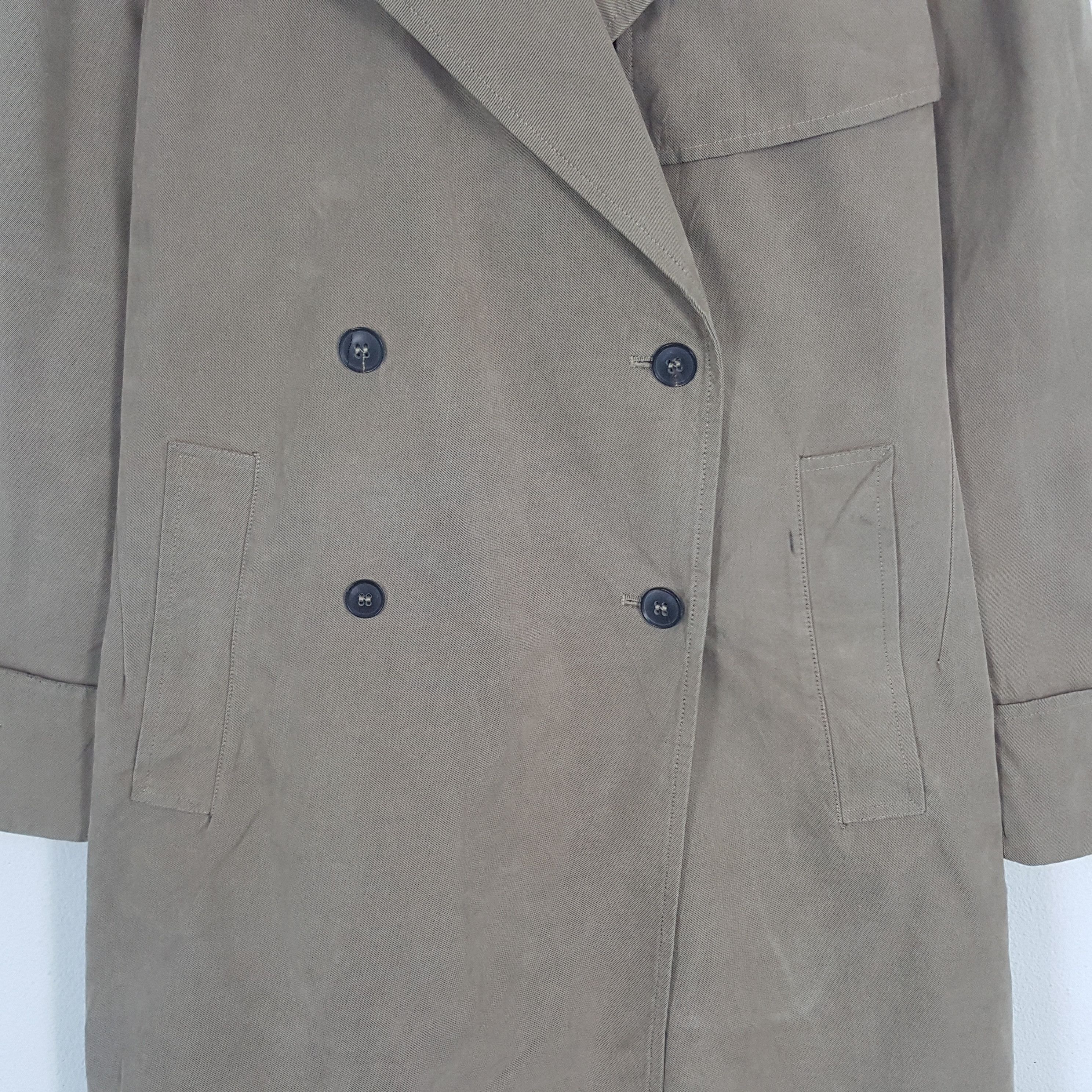 Vetements × Vintage Vintage Vetements Classiques Trench Coat Jacket Size XS / US 0-2 / IT 36-38 - 2 Thumbnail