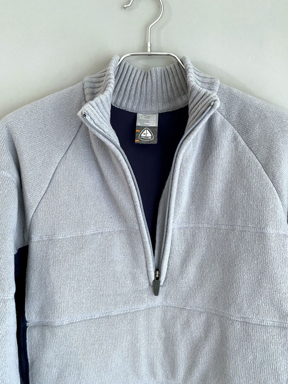 Nike ACG × Vintage Nike ACG Vintage Men’s Wool Sweater 1/4 Zip, Size L Size US L / EU 52-54 / 3 - 5 Thumbnail
