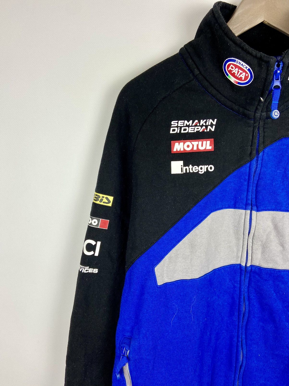 Vintage × Yamaha Yamaha Racing Rizla + Pata Snack Promo Jacket Cotton Mens Size US XL / EU 56 / 4 - 4 Thumbnail