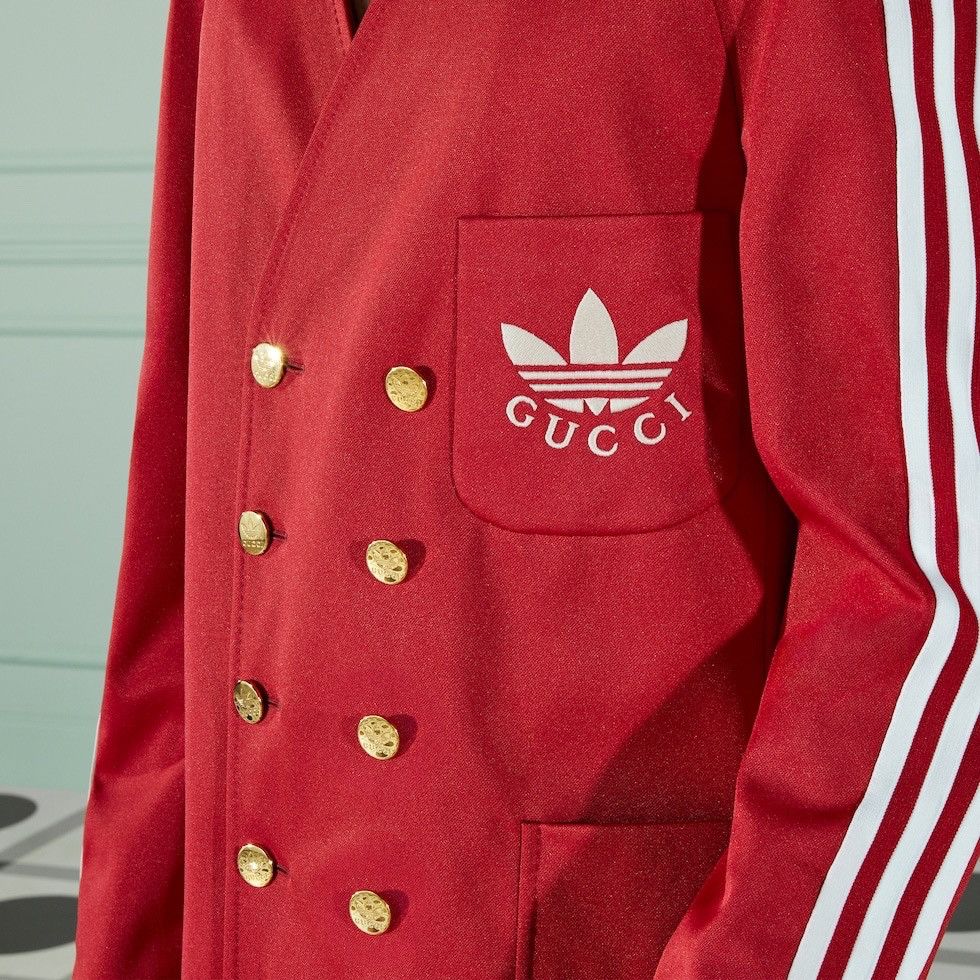 Adidas × Gucci Adidas x Gucci Mens Jersey Jacket Blazer Size US M / EU 48-50 / 2 - 5 Thumbnail