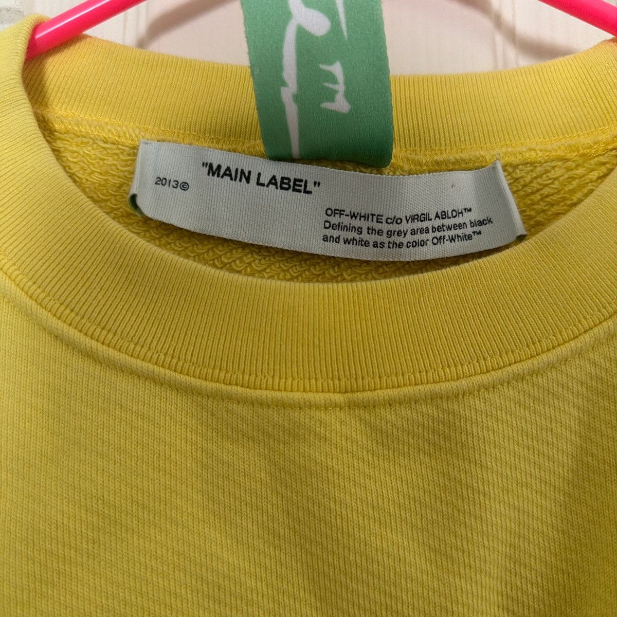 Off-White Off-White Racing Crop-Top Sweatshirt - Large Size L / US 10 / IT 46 - 3 Thumbnail