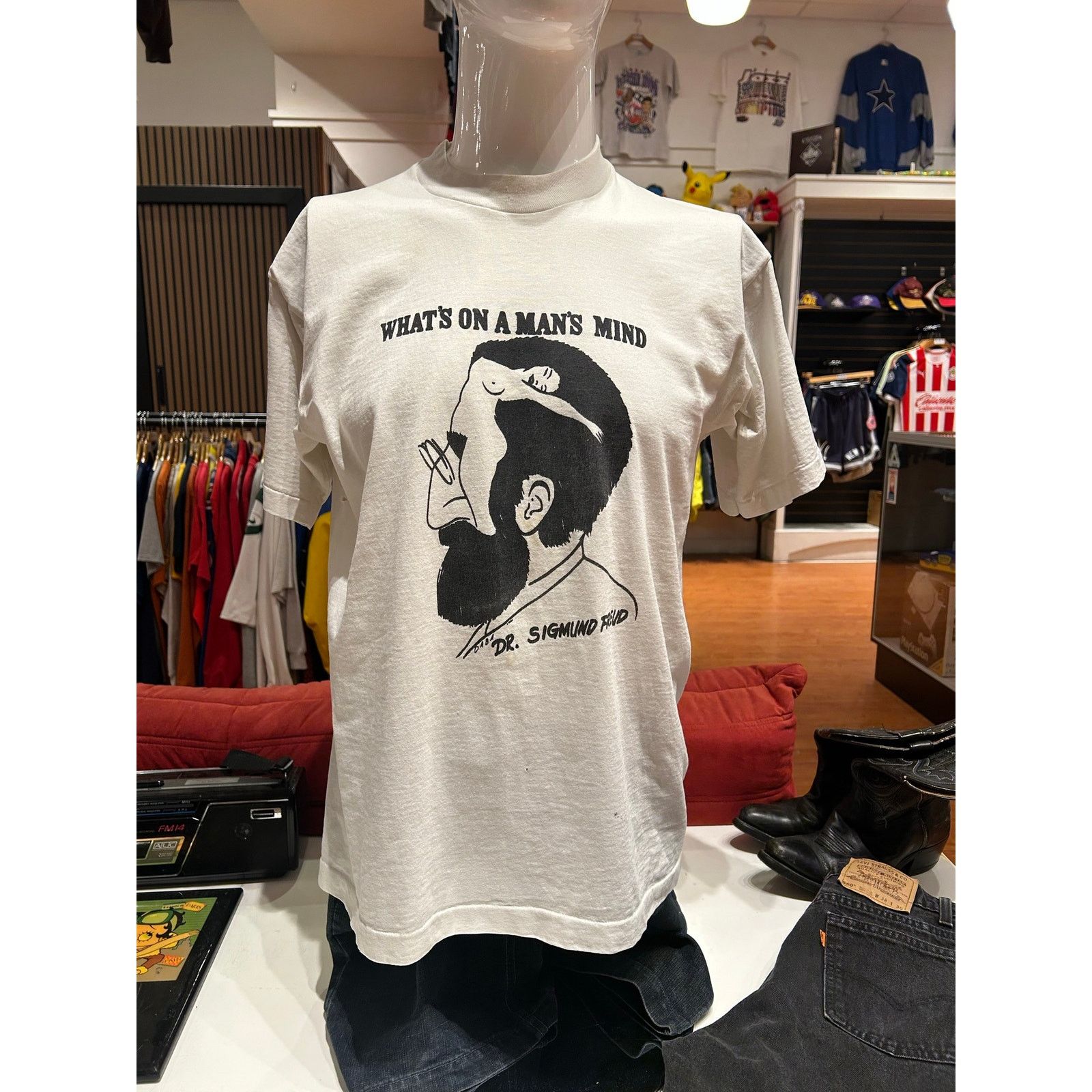 Vintage Vintage Sigmund Freud "What's On a Man's Mind" Size Large Size US L / EU 52-54 / 3 - 1 Thumbnail