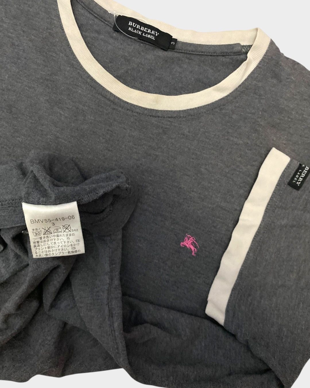 Burberry Burberry Black label Ringer tee Size US L / EU 52-54 / 3 - 9 Thumbnail