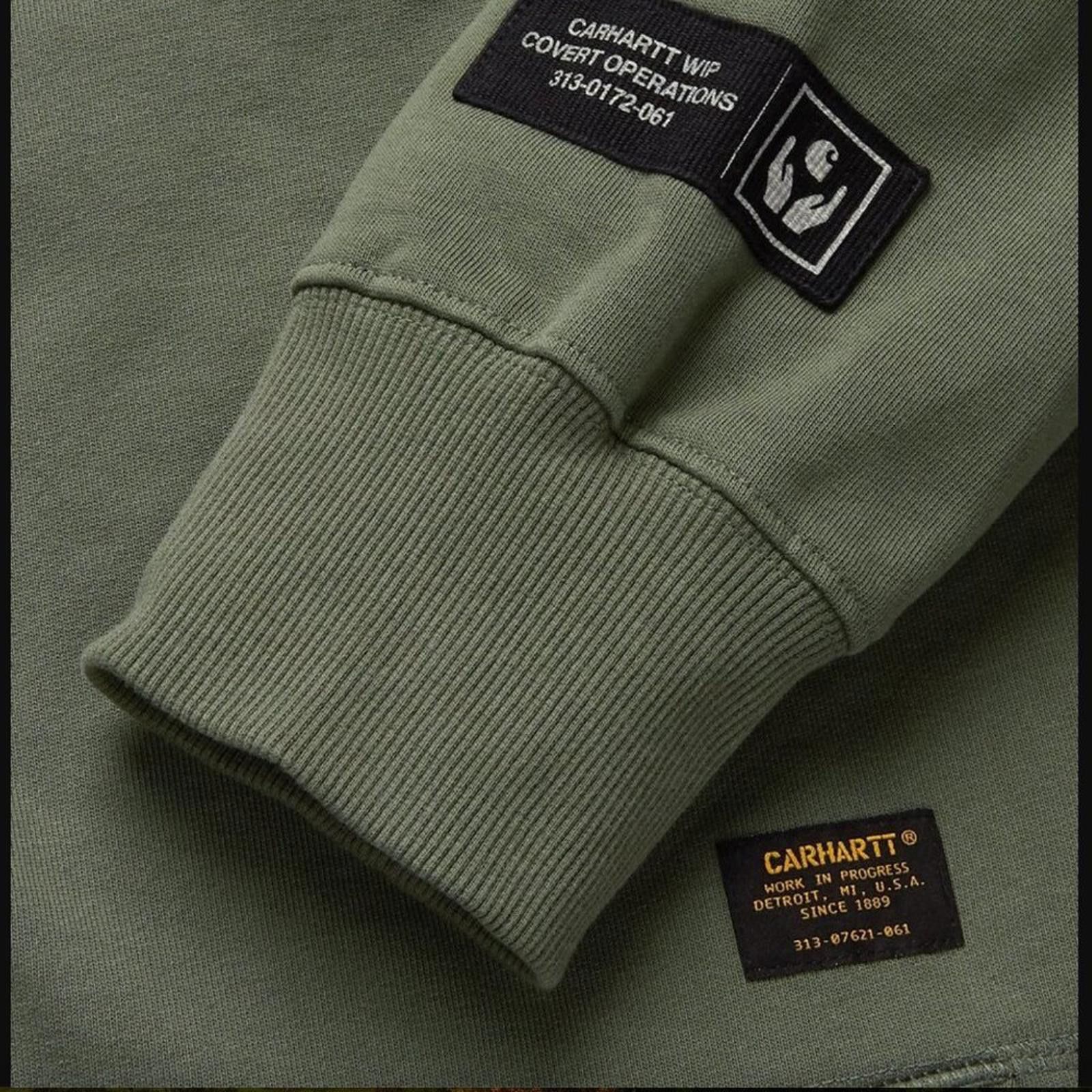 Carhartt Carhartt WIP Loopback Cotton Blend Jersey Hoodie Amy Green Size US S / EU 44-46 / 1 - 4 Thumbnail