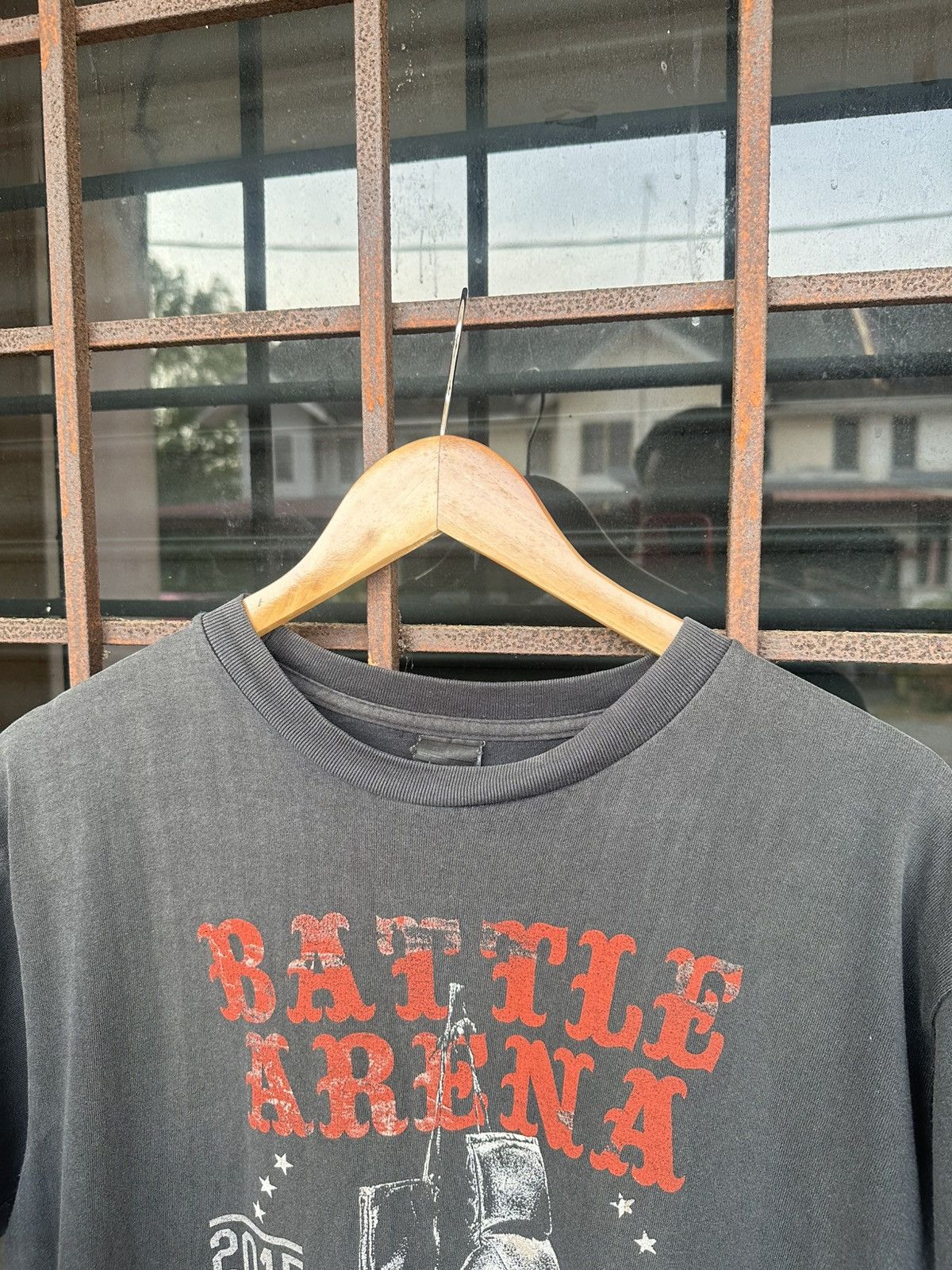 Vintage Thrashed Boxing Tee Faded Distressed Shirt ERD GRUNGE Size US M / EU 48-50 / 2 - 4 Thumbnail
