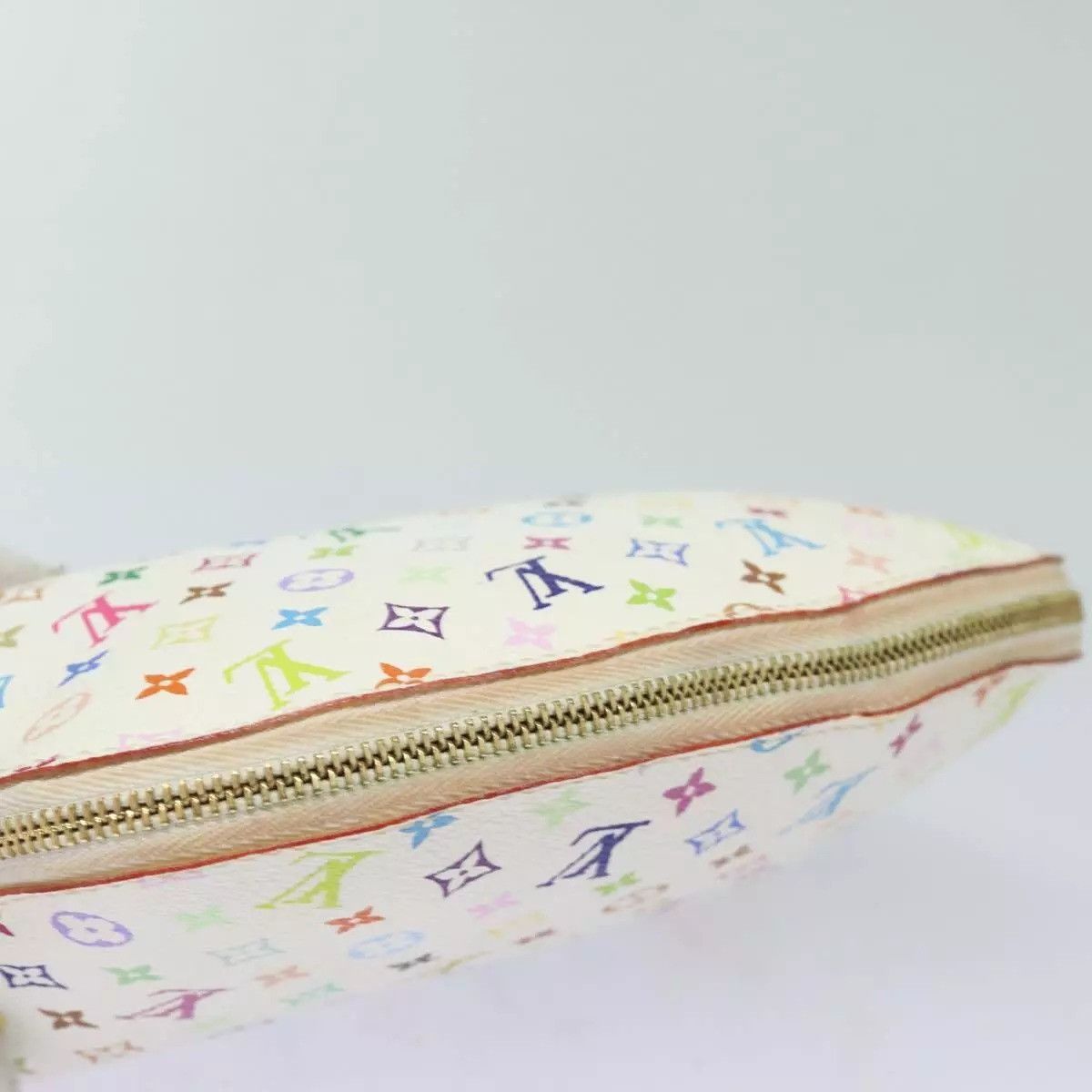 Louis Vuitton LOUIS VUITTON Multicolor Pochette Cosmetic PM Pouch White Size ONE SIZE - 11 Thumbnail