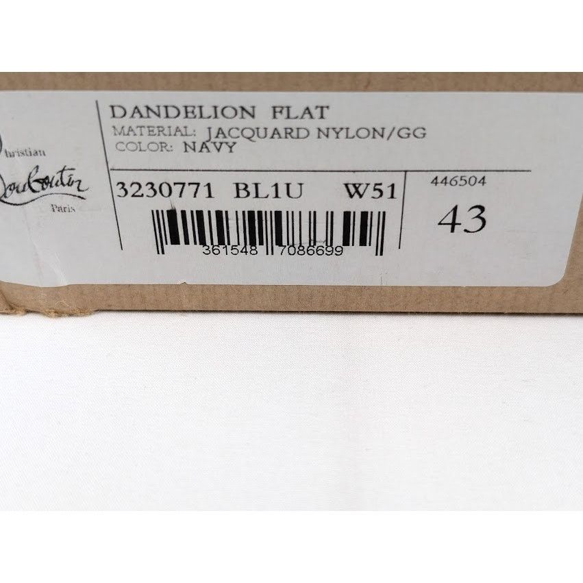 Christian Louboutin o1rshd1 Dandelion Flat Shoes in Navy Size US 10 / EU 43 - 19 Thumbnail