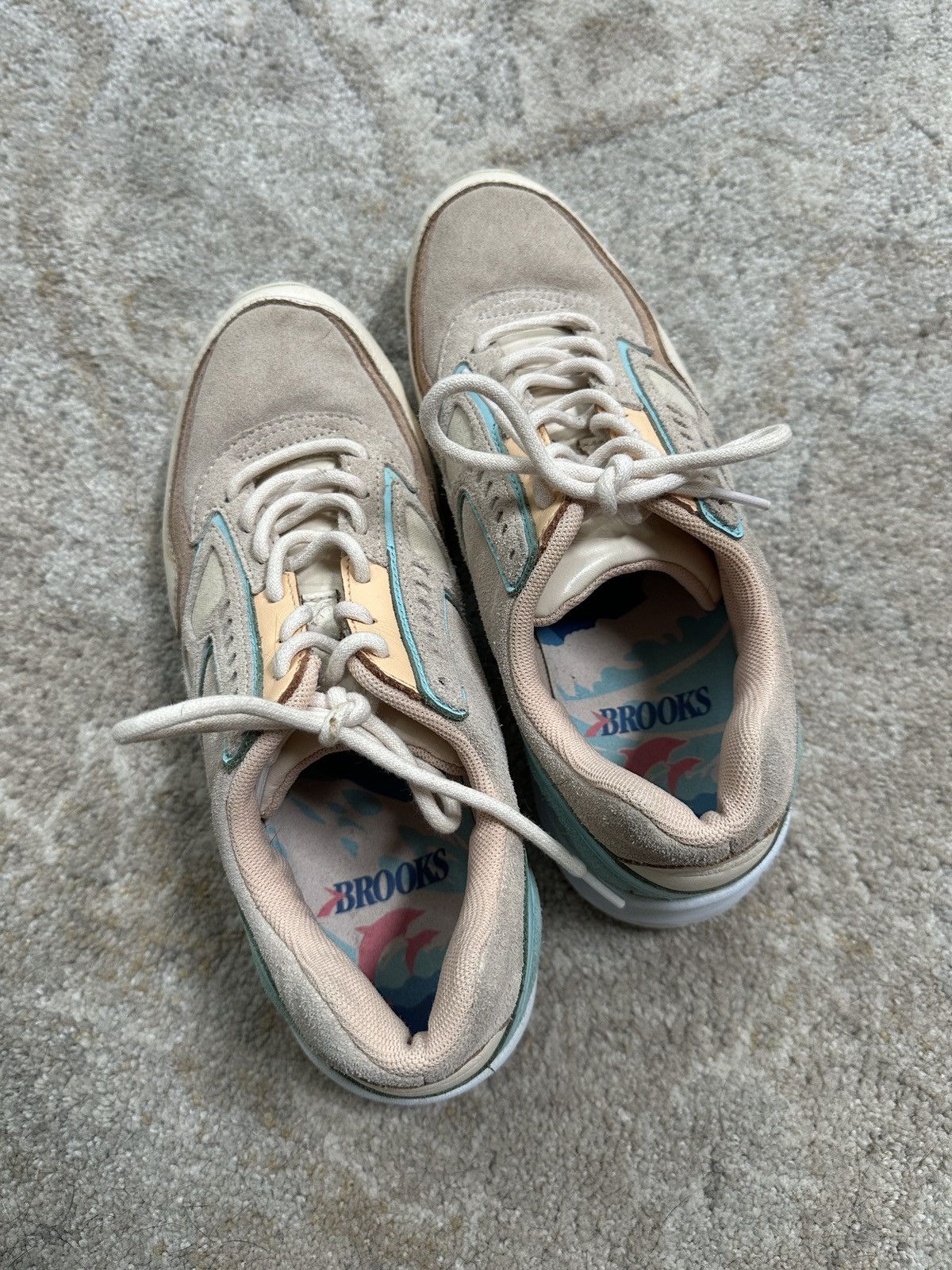 Pink Dolphin Pink Dolphin x Brooks Heritage Great Wave Sneakers Size US 8.5 / EU 41-42 - 6 Thumbnail