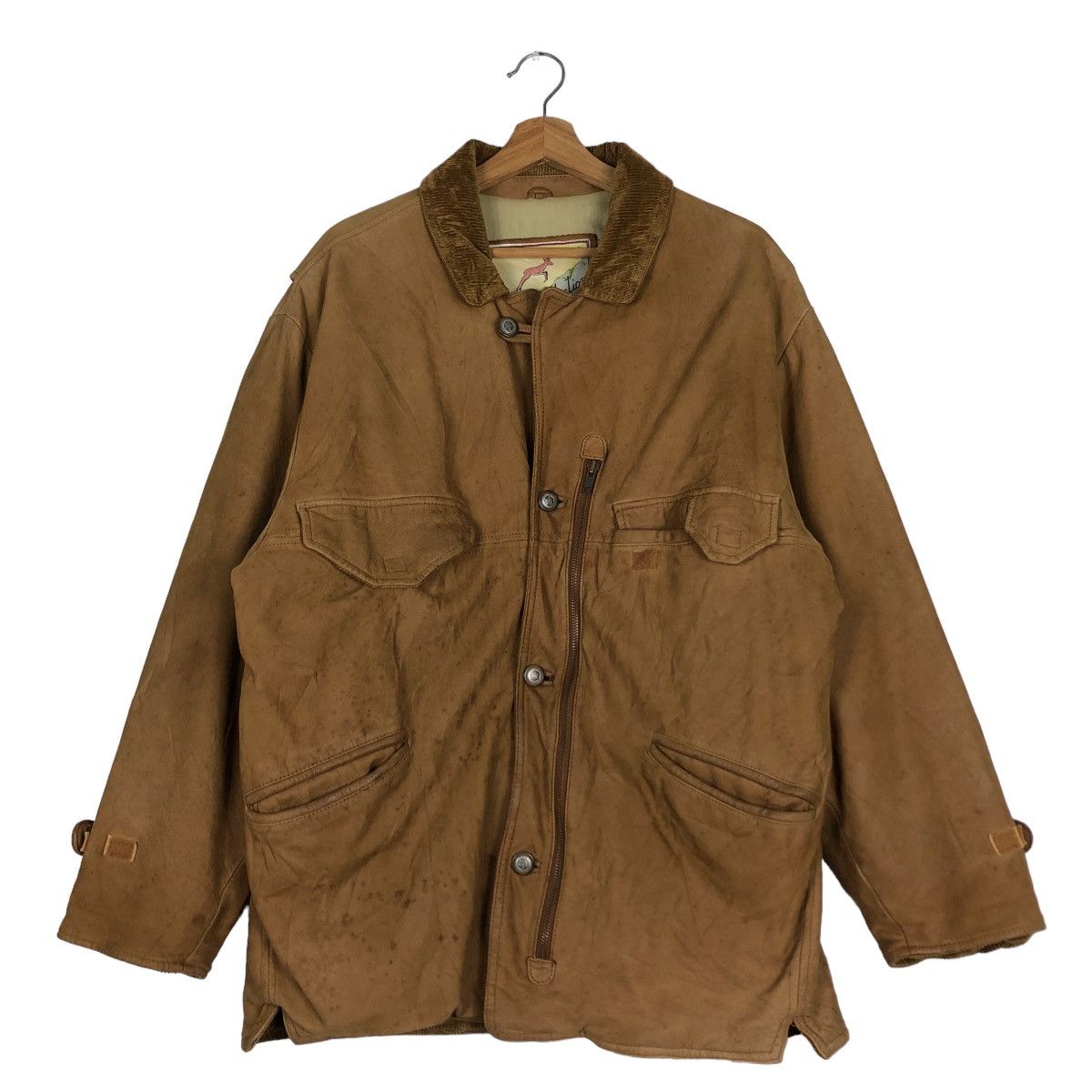 Japanese Brand 🔥Vintage Genuine Leather Jacket Mitsumine Issey Miyake Size US M / EU 48-50 / 2 - 1 Thumbnail