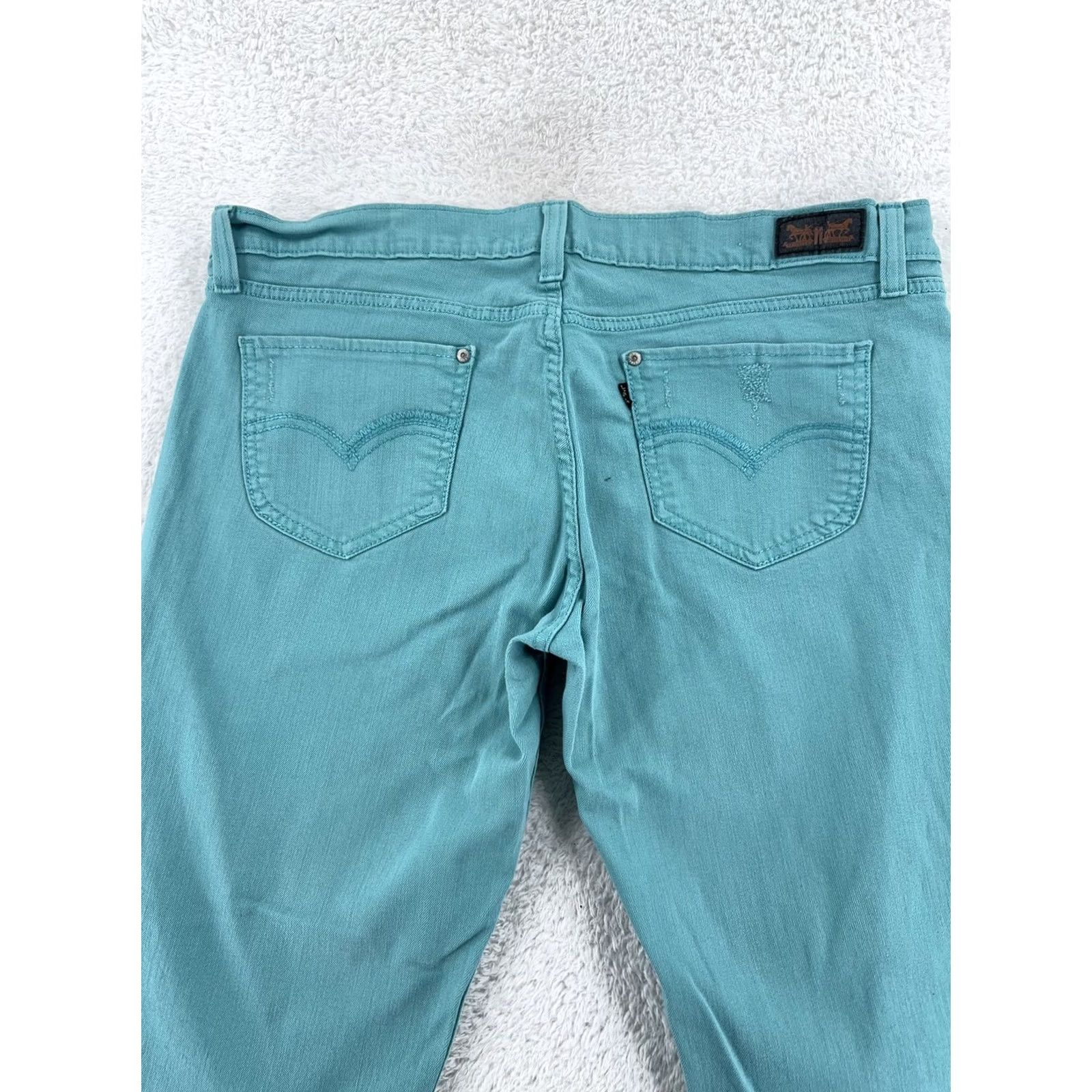 Levi's Levi's Jeans 511 Womens Slim Denim Distressed Stretch Low Rise Blue 30in Inseam XS? Size 38" / US 16 / IT 52 - 2 Thumbnail