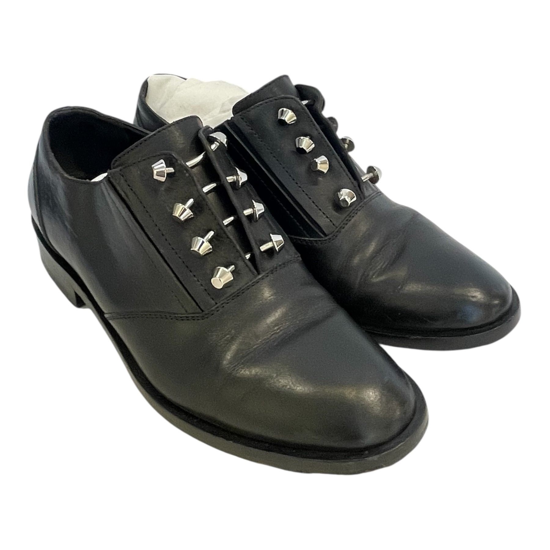 Balenciaga Bolt Motif Leather Derbies Size US 8 / IT 38 - 1 Thumbnail