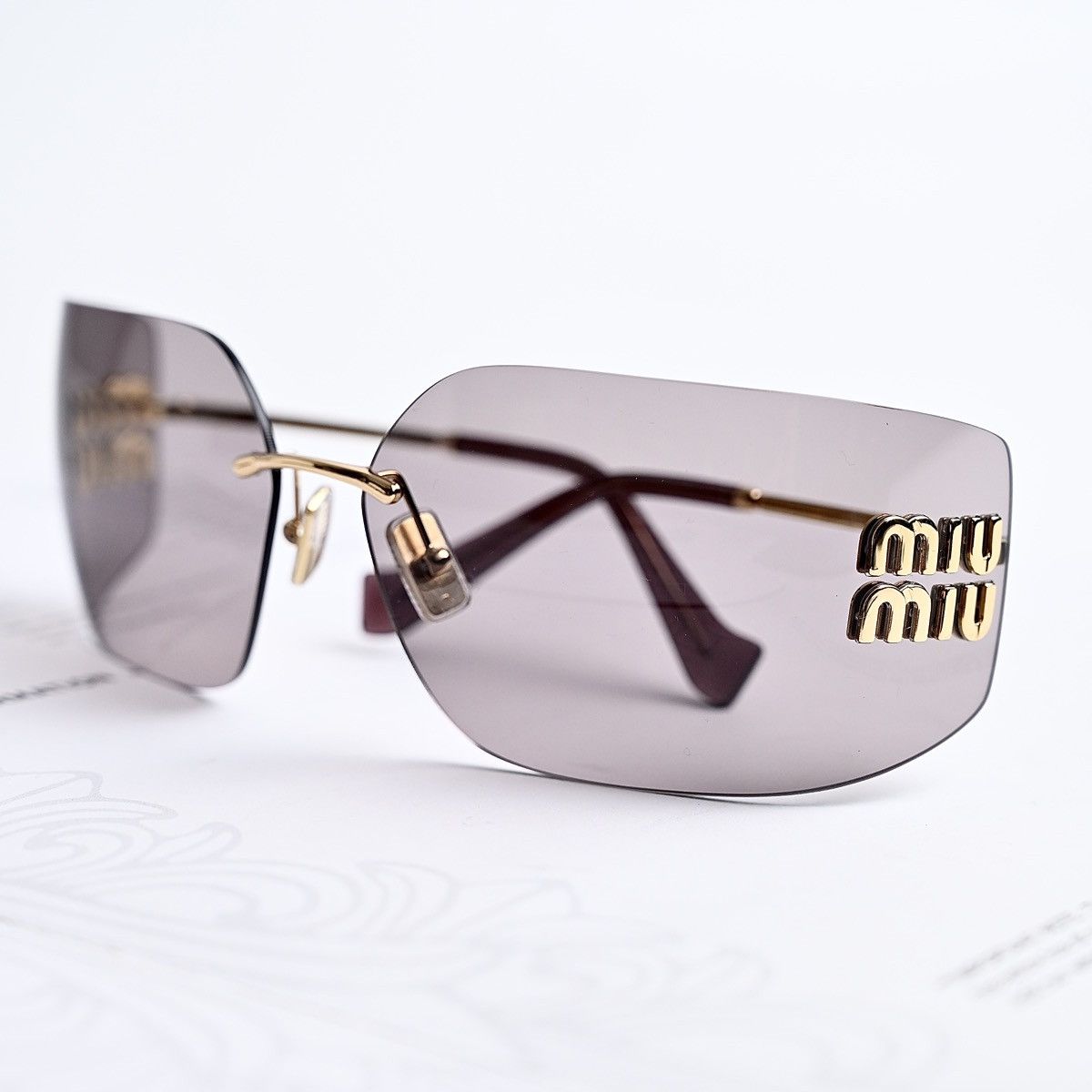 Miu Miu MIU MIU 0MU 54YS SUNGLASSES Size ONE SIZE - 8 Thumbnail