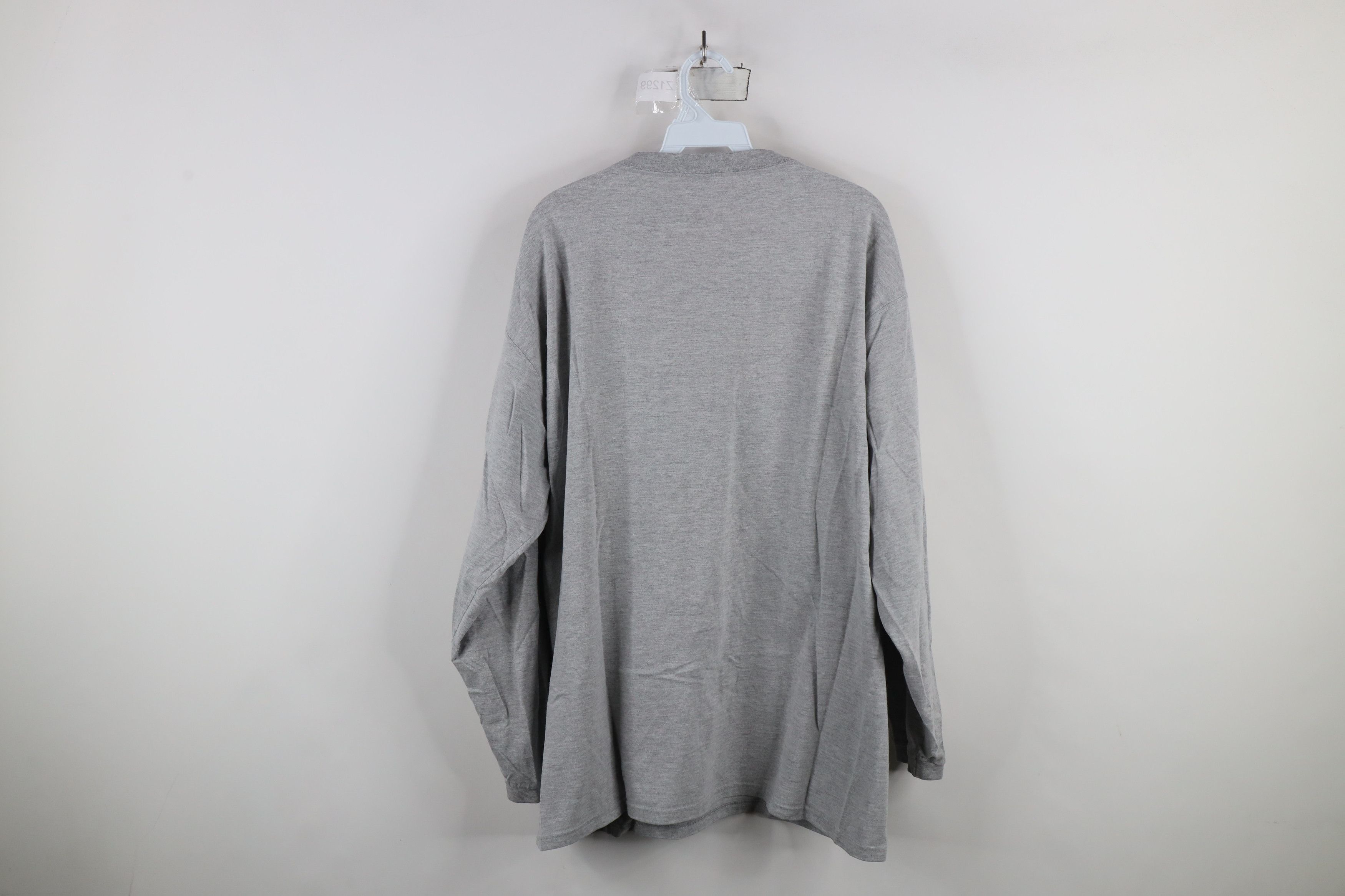 Vintage Vinage 90s Streetwear Heavyweight Cotton Long Sleeve T-Shirt Size US L / EU 52-54 / 3 - 8 Thumbnail