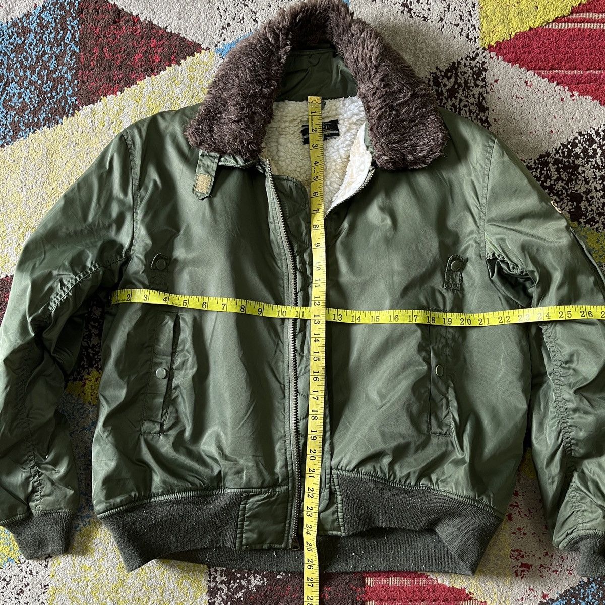 Vintage Vintage Army Military Bomber Campri Jacket Size US L / EU 52-54 / 3 - 20 Thumbnail