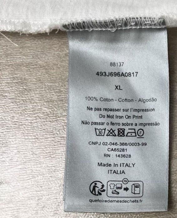 Dior DIOR Short Sleeve with Bluebell and Back Logo Print K12 Size US XL / EU 56 / 4 - 8 Thumbnail