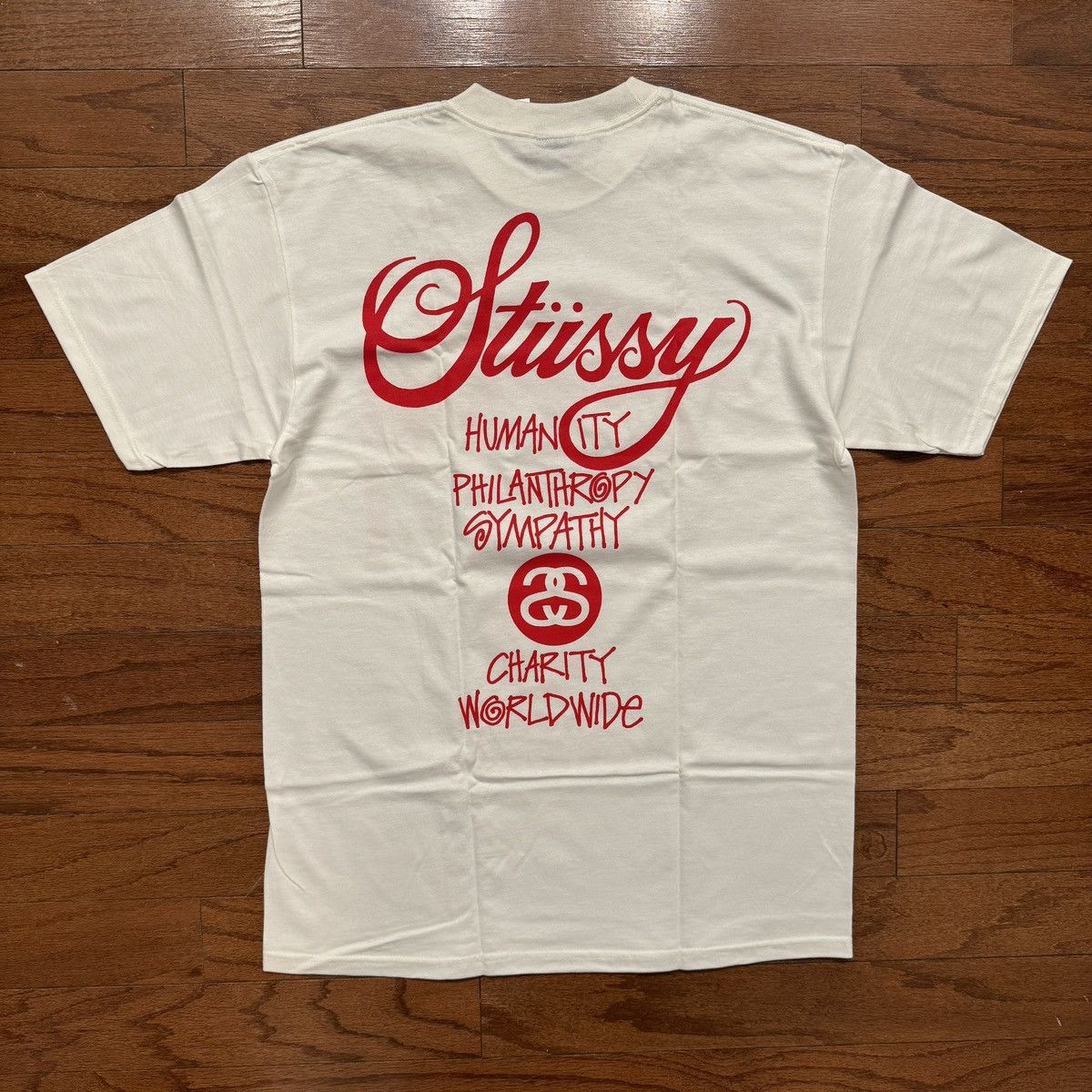 Stussy 2005 Stussy HURRICANE KATRINE CHARITY Tee Dead stock Size M Size US M / EU 48-50 / 2 - 2 Thumbnail