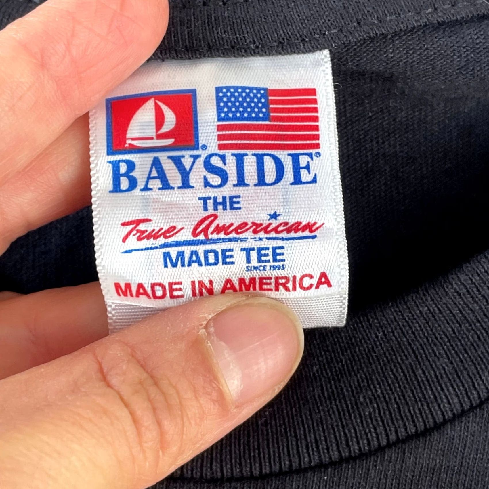 Vintage VINTAGE Bayside United States Marine Corps T Shirt Men L Black Crew USA Made Size US L / EU 52-54 / 3 - 7 Thumbnail