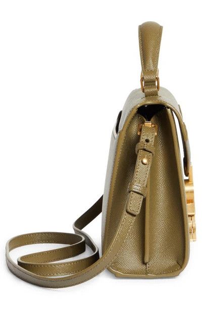 Saint Laurent Paris o1b1hav110824 Size: OS / Mini Top Handle Bag in Green Kaki Size ONE SIZE - 7 Thumbnail