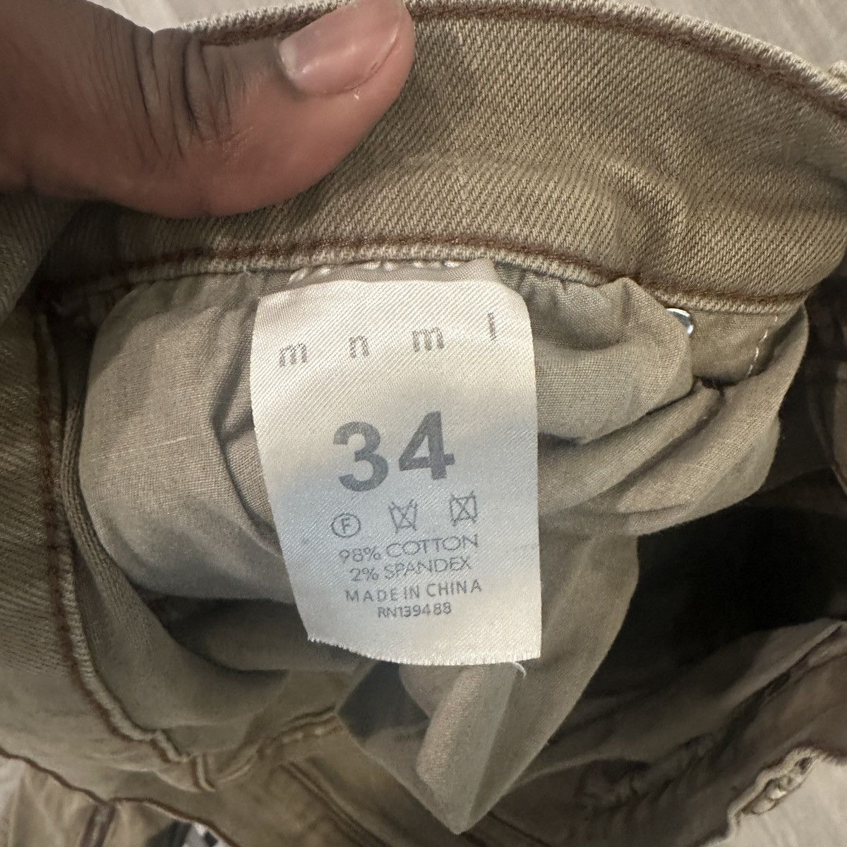 MNML MNML Faded Brown Jeans Size US 34 / EU 50 - 3 Thumbnail