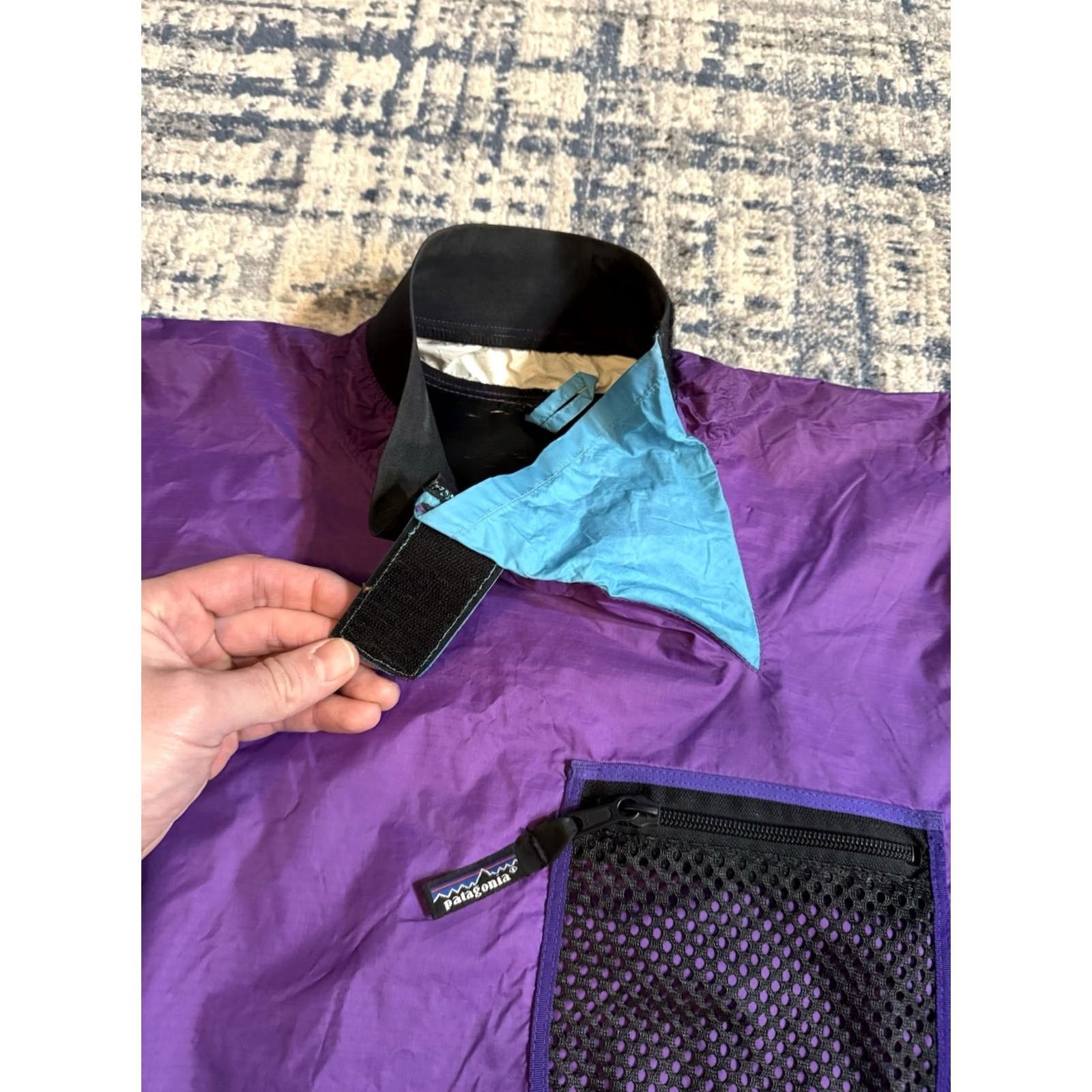 Patagonia VINTAGE Patagonia Windbreaker Jacket S Kayak Canoe 90s Purple Mens Size US S / EU 44-46 / 1 - 3 Thumbnail