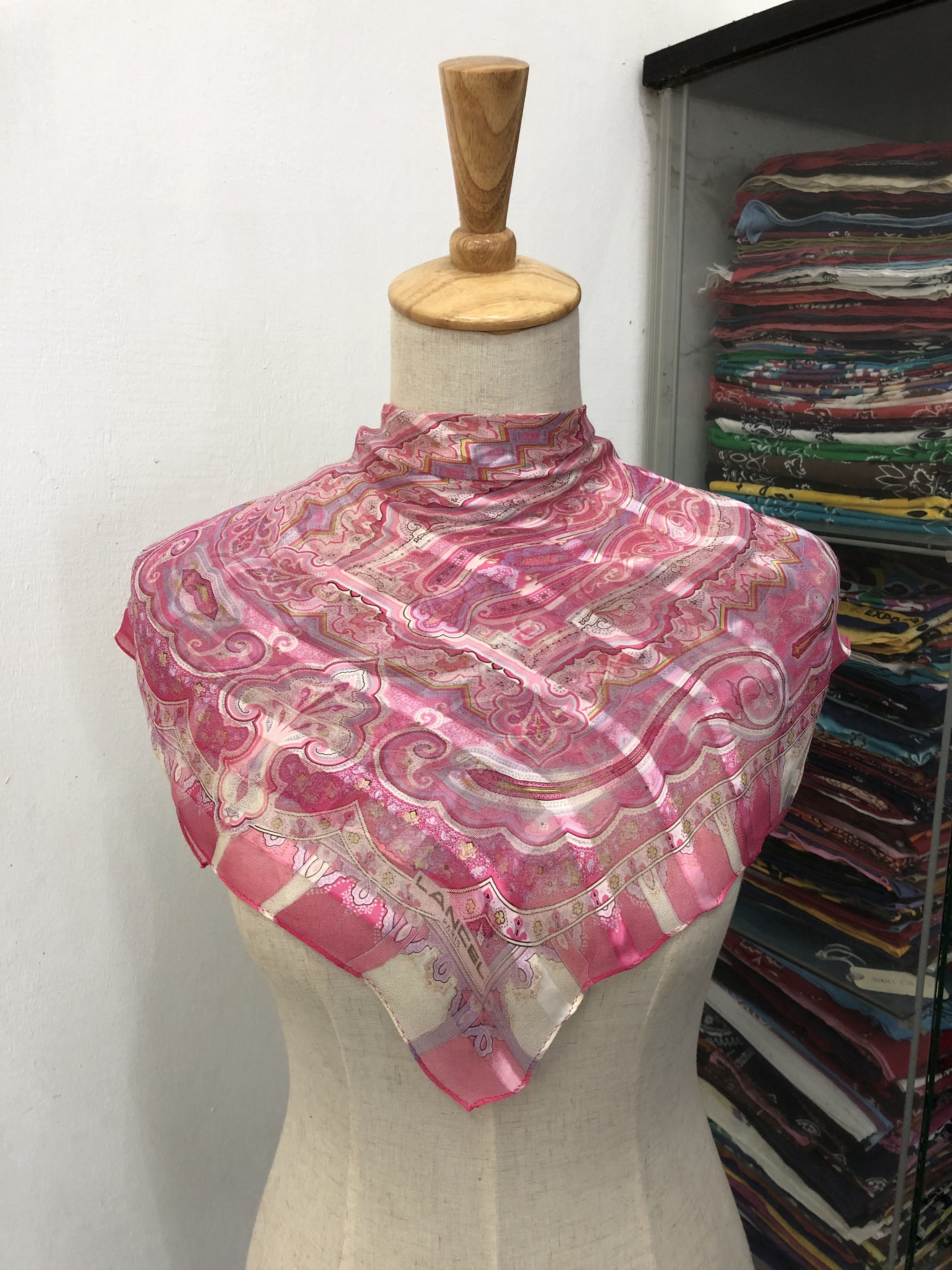 Lancel Vintage Lancel Silk Scarf Size ONE SIZE - 1 Thumbnail
