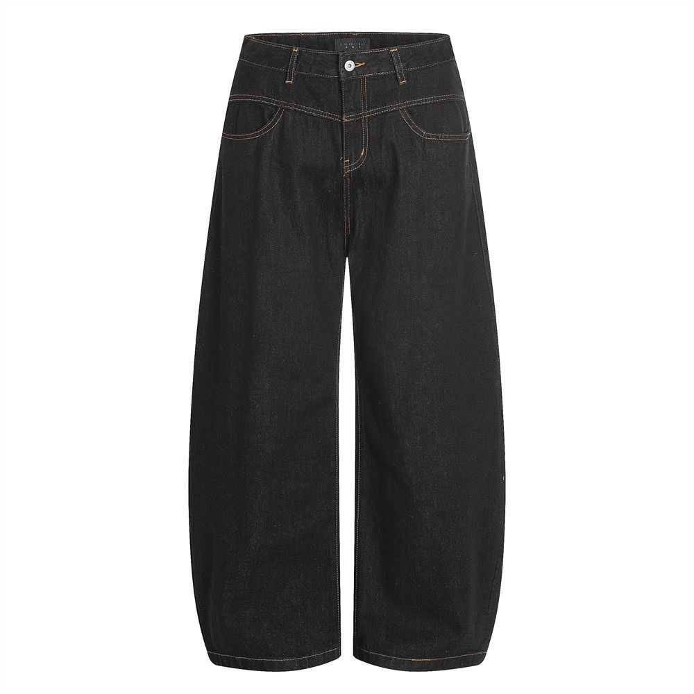 Japanese Brand × Jean Loose wide-leg men's cargo banana jeans y2k Size US 32 / EU 48 - 1 Thumbnail