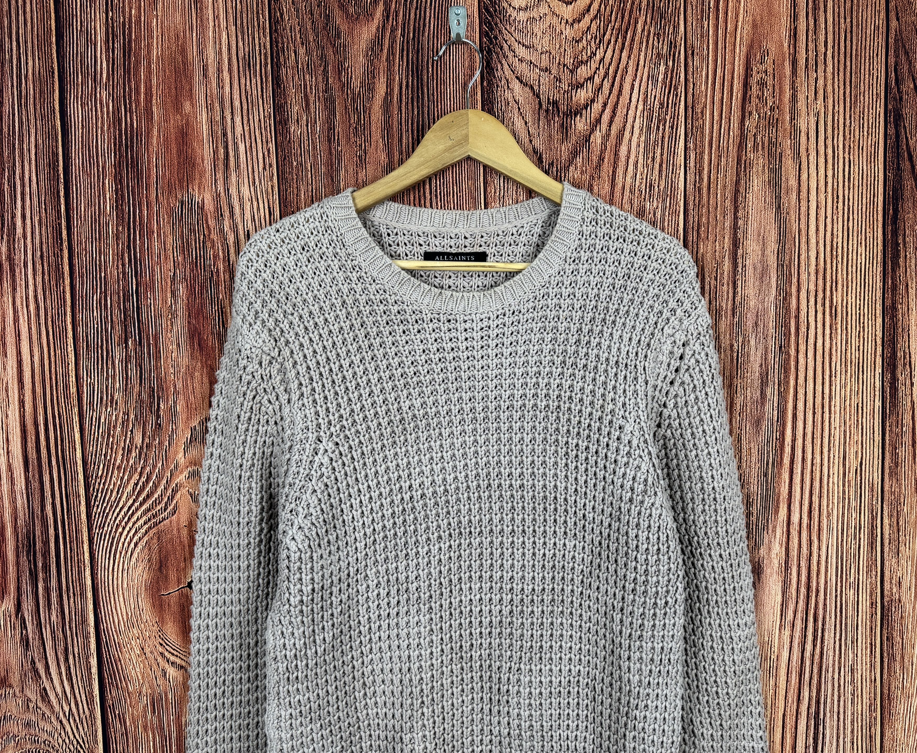 Allsaints All Saints Rok Crew Thick Knit Jumper Size US L / EU 52-54 / 3 - 2 Thumbnail