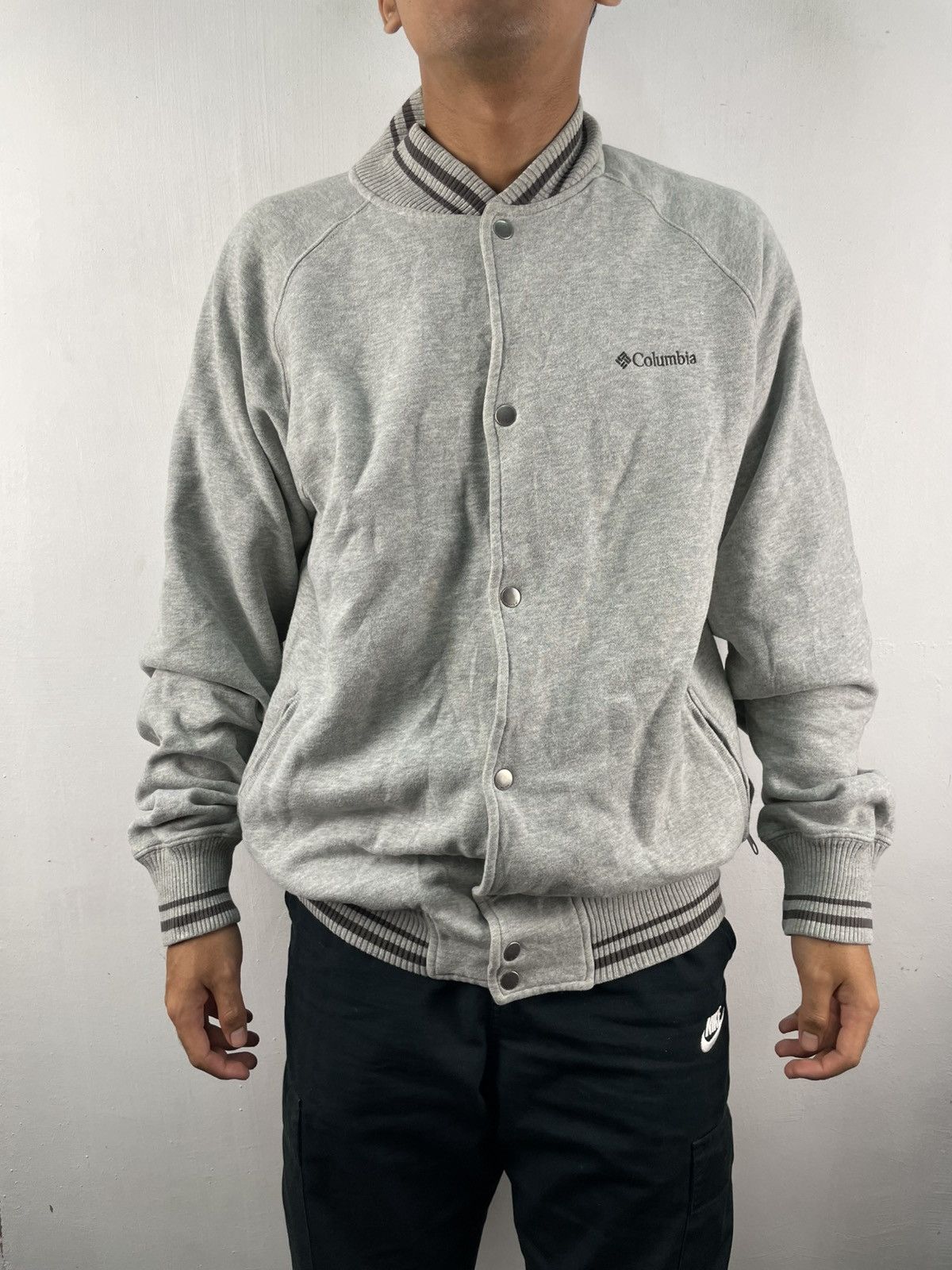 Columbia × Vintage Vintage Columbia Baseball Jacket Varsity Outdoor Size US L / EU 52-54 / 3 - 1 Thumbnail