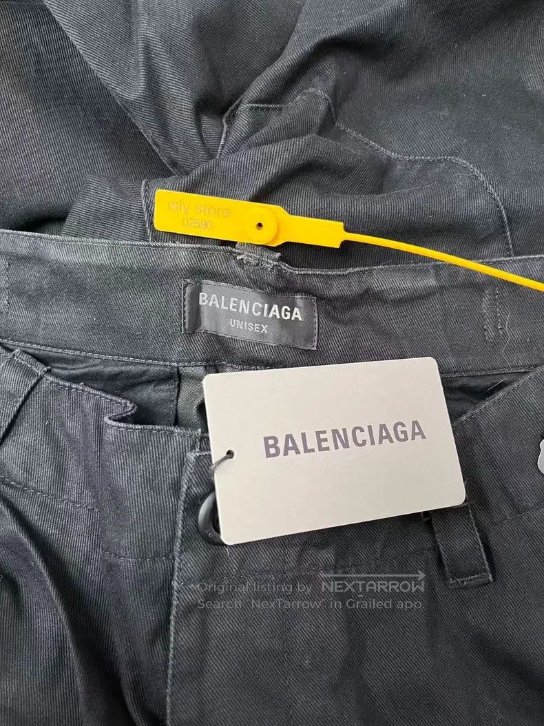 Balenciaga Balenciaga size XS Mid-Waist Zip Side Pockets Straight Leg Size US 27 - 4 Thumbnail