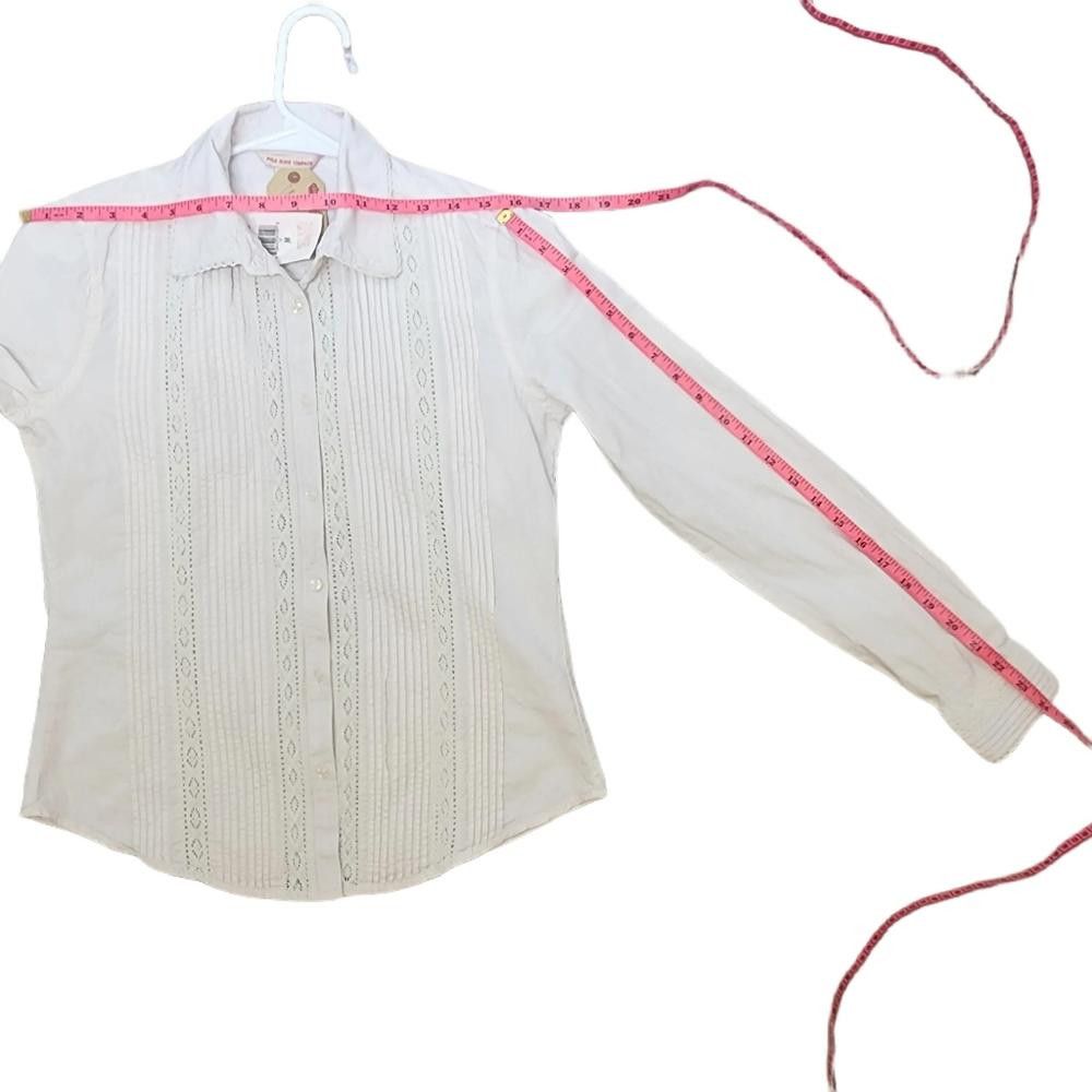 Polo Ralph Lauren. White, 100% Cotton Button-Up Top. M
