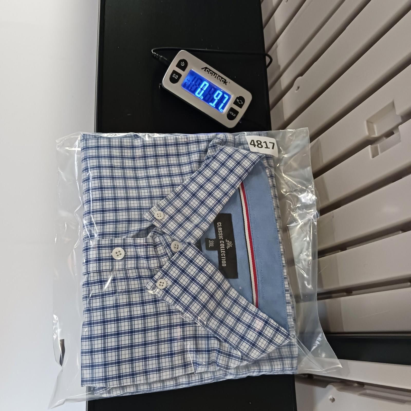 Other Classic Collection Regular Fit Men's Blue & White Shirt 3XL Size US XXL / EU 58 / 5 - 8 Thumbnail