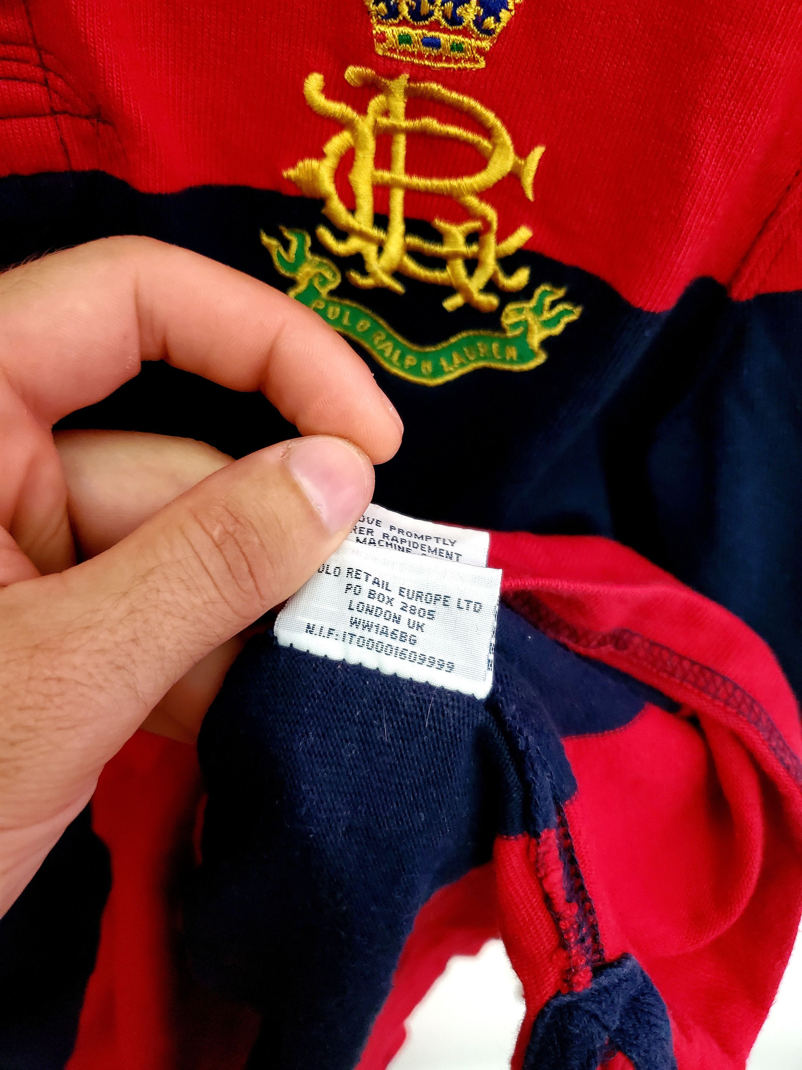 Polo Ralph Lauren × Rugby Ralph Lauren × Vintage Vintage Polo Ralph Lauren Rugby Long Sleeve ideal condition Size US M / EU 48-50 / 2 - 5 Thumbnail