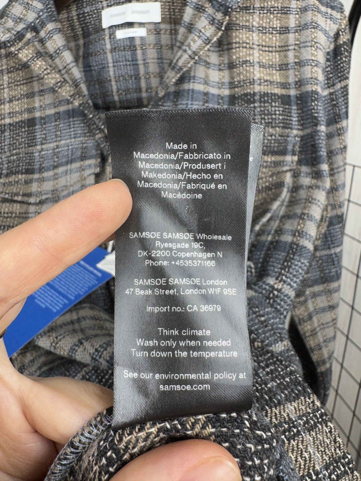 Samsoe Samsoe Samsoe & Samsoe Waltones K Overshirt Size US S / EU 44-46 / 1 - 13 Thumbnail