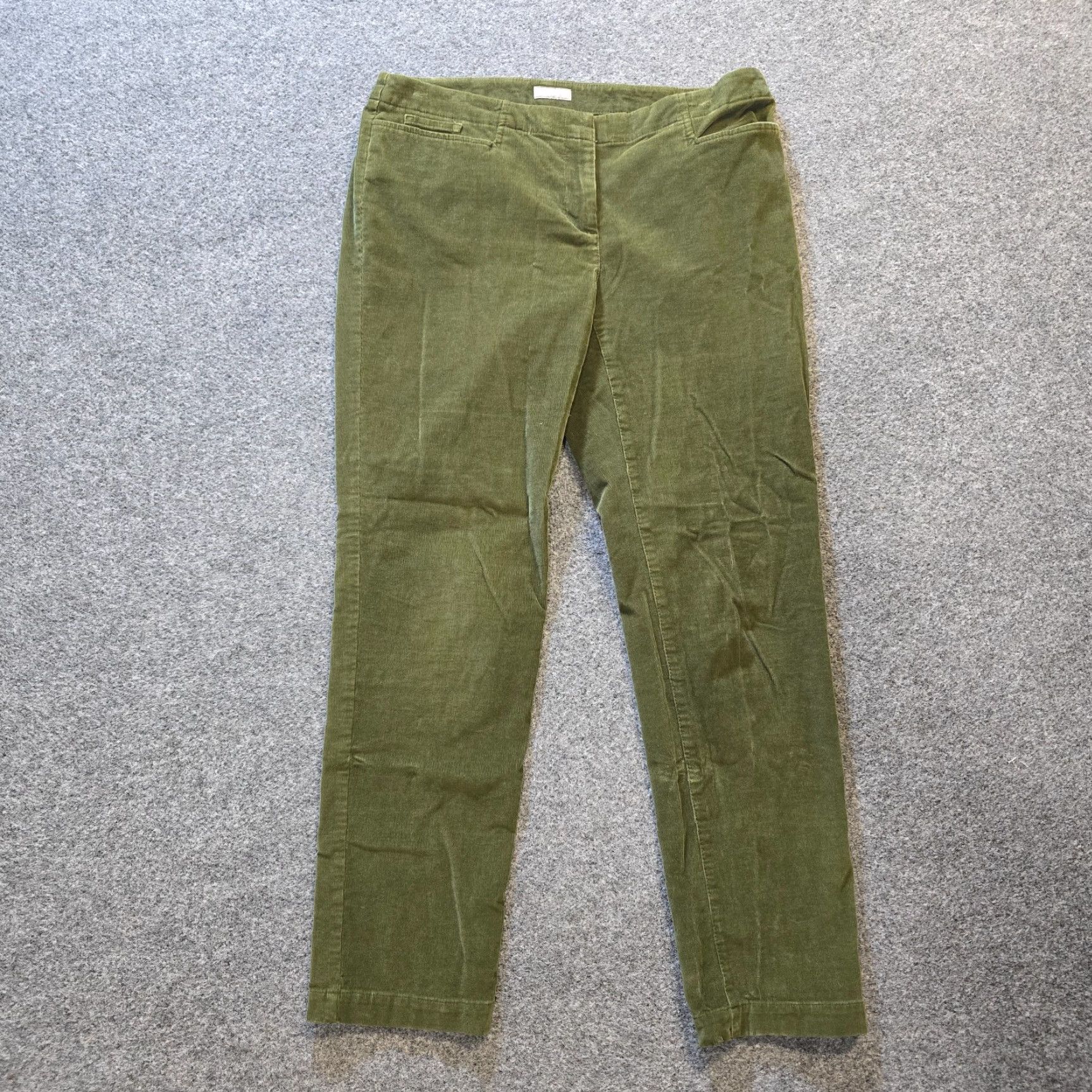 J. Jill J. Jill Pants Womens 8P Petite Green Tapered Corduroy Stretch Casual Academia Shirt? Size 30" / US 8 / IT 44 - 2 Thumbnail