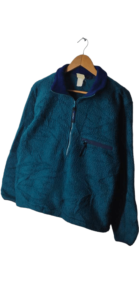 L.L. Bean LL.BEAN PULLOVER HALF ZIPPER FLEECE JACKET Size US M / EU 48-50 / 2 - 2 Thumbnail