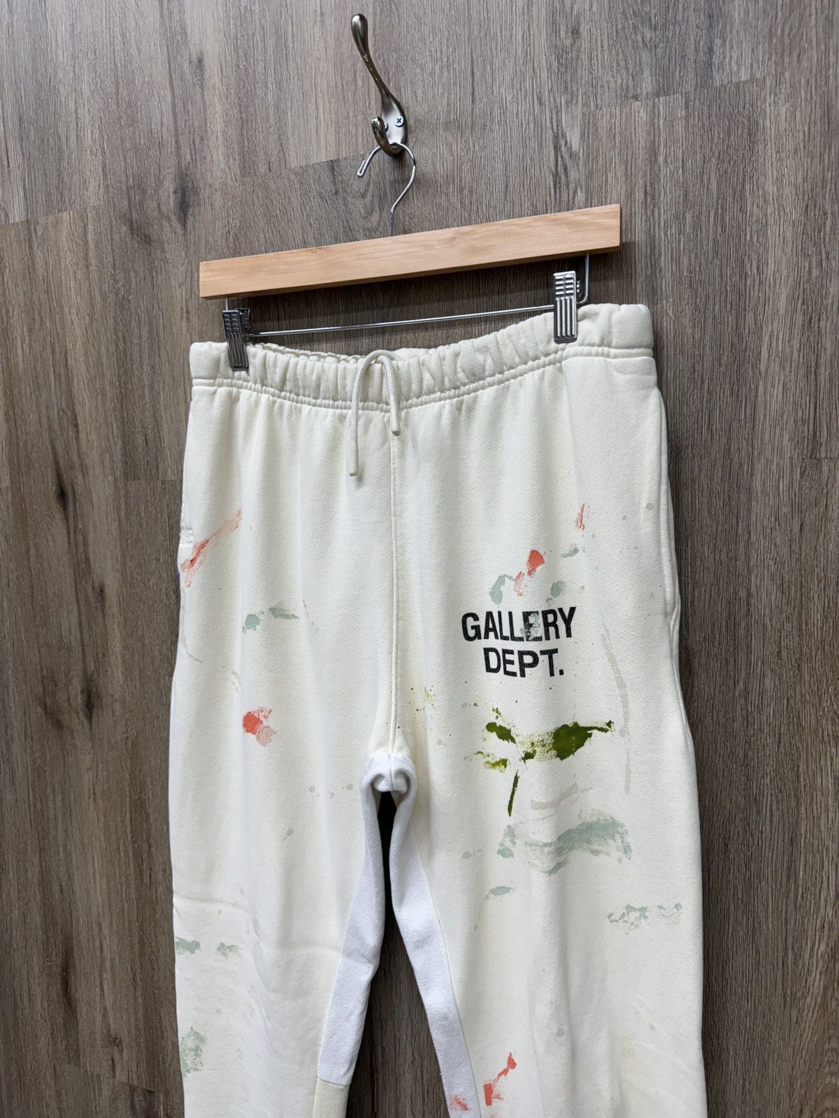 Gallery Dept. Gallery Dept Cream Flare Pants Size US 33 - 4 Thumbnail