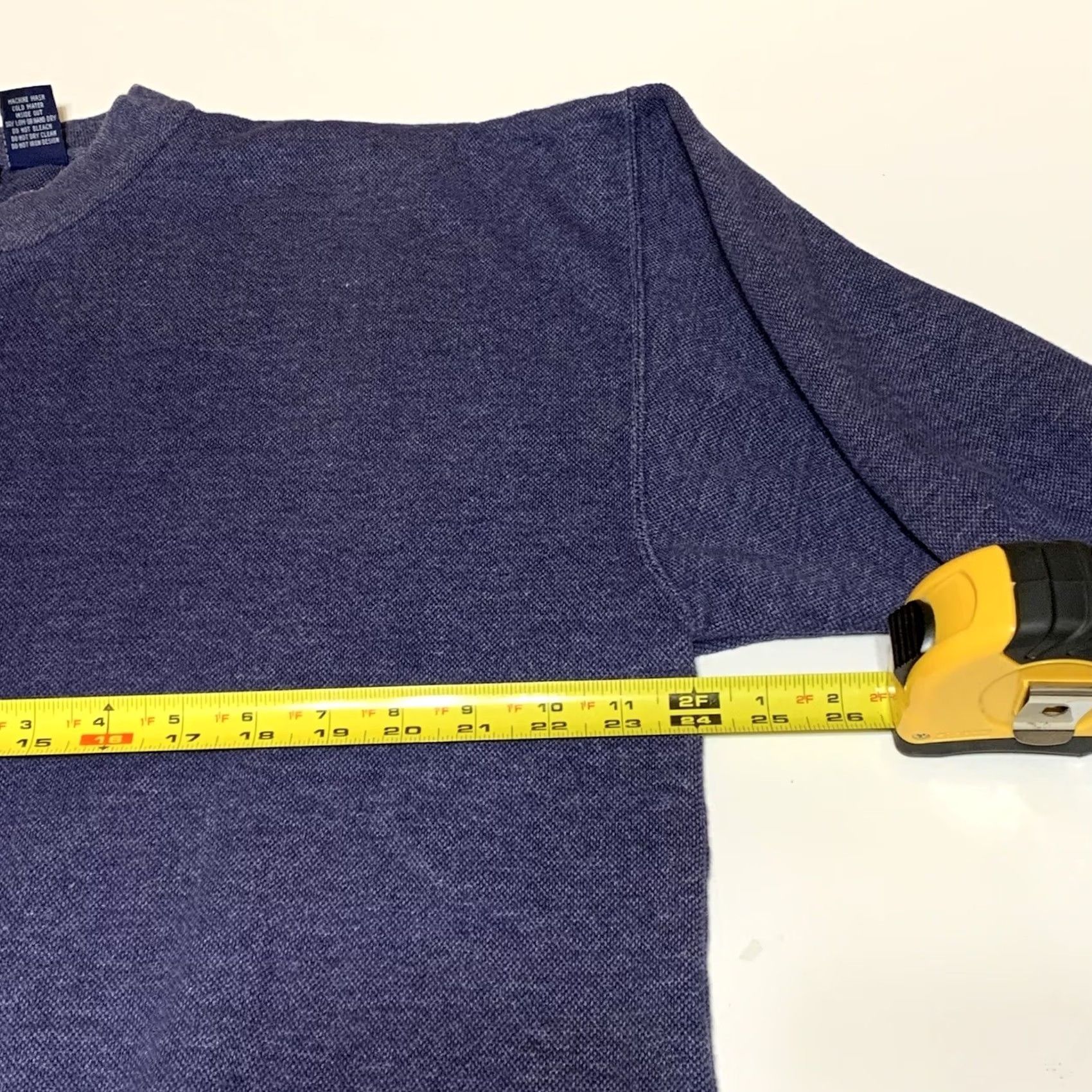 Vintage VINTAGE BEAR TRAP Van Meer Michigan Henley Sweatshirt Long Sleeve Mens Large Blue Cotton Blend 1990s Hanley? Size US L / EU 52-54 / 3 - 7 Thumbnail