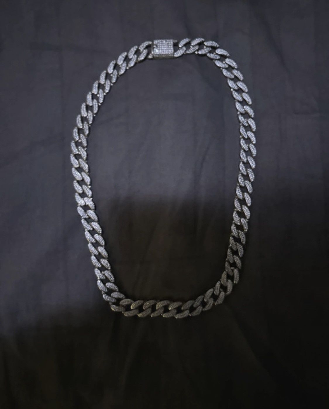 Other Silver Iced Out Chain Size ONE SIZE - 2 Thumbnail
