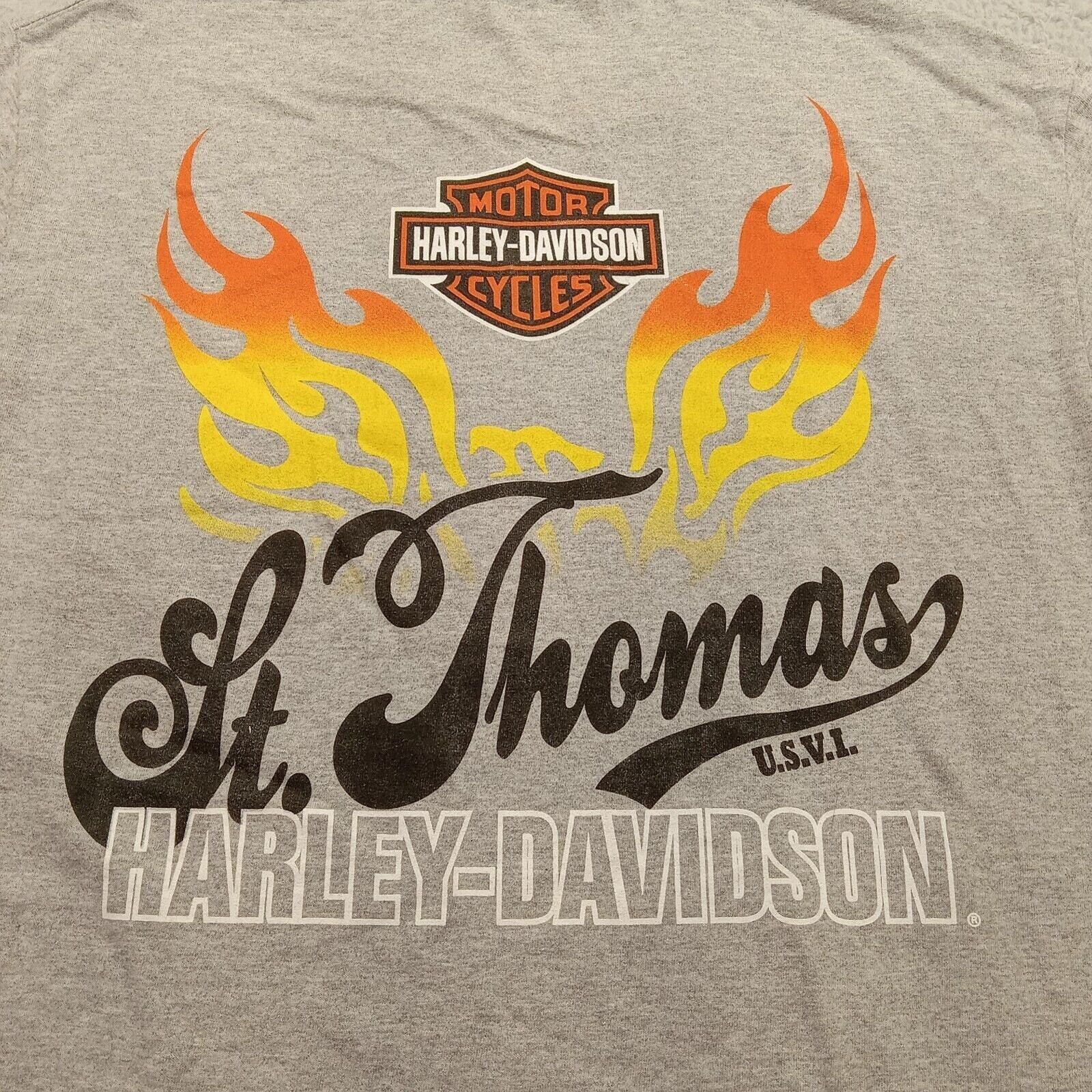 Harley Davidson Harley Davidson T-Shirt L Men's Biker Motorcycle St. Thomas Size US L / EU 52-54 / 3 - 7 Thumbnail